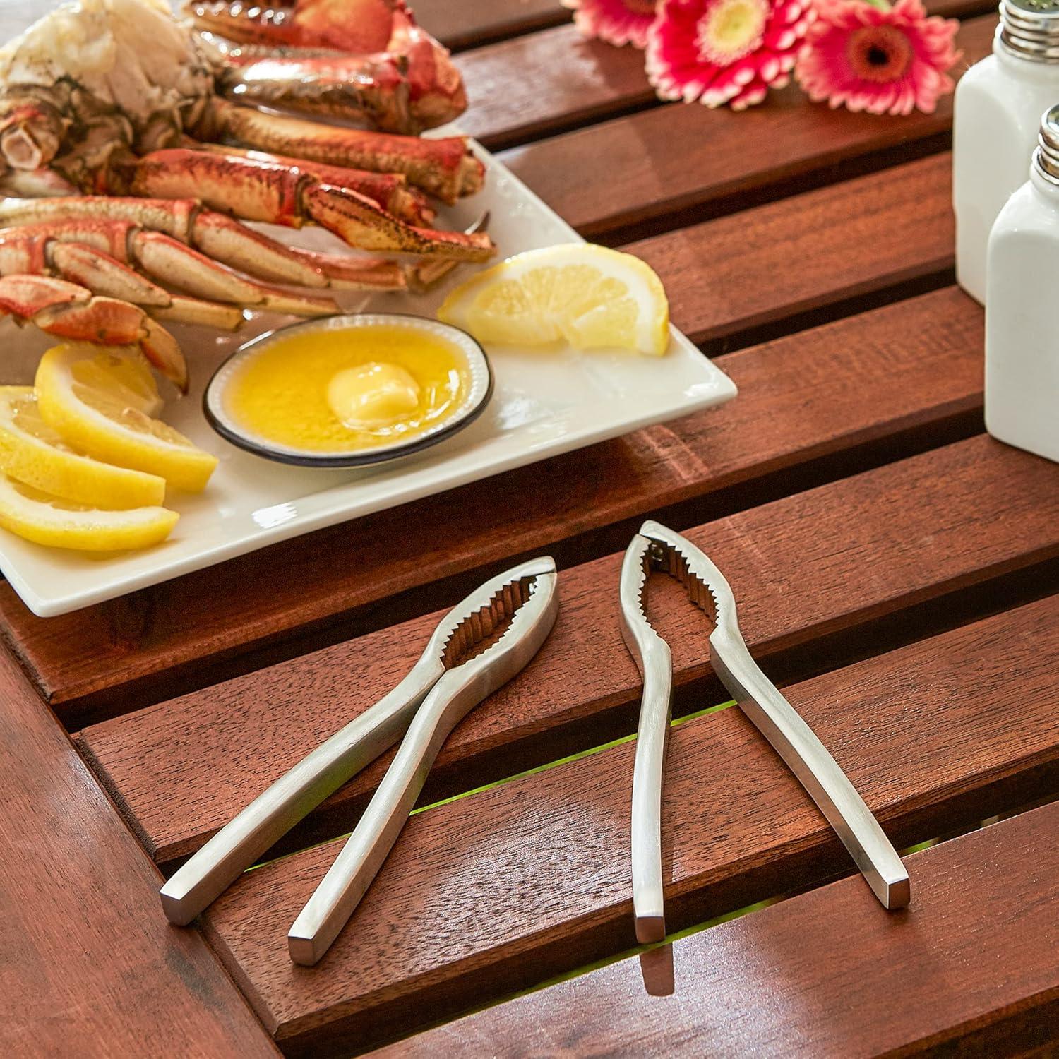 Galletas para Mariscos RSVP Set de 2 Acero Inoxidable 15.9 cm