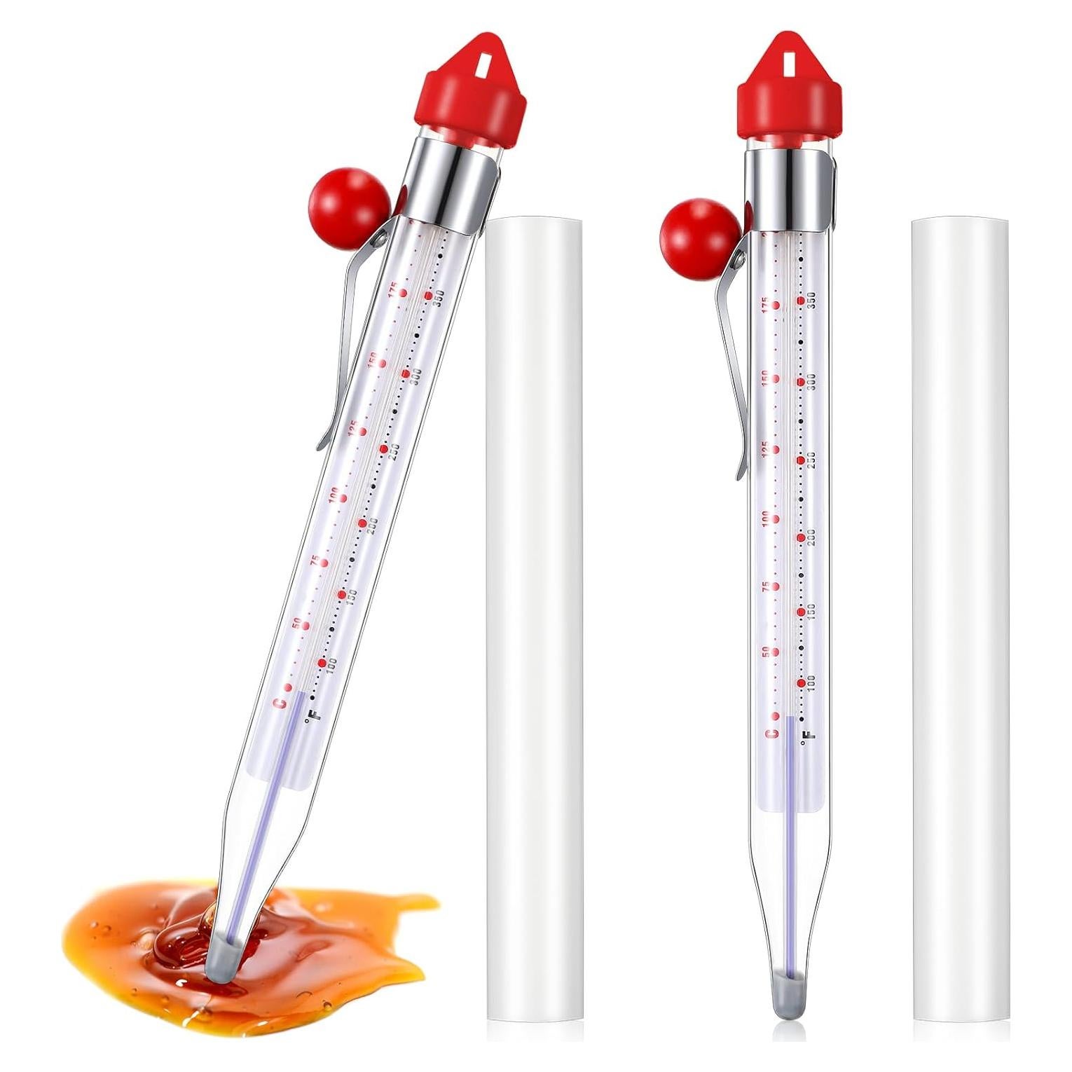 Termómetro de Caramelo Photect 2 Pcs con Clip 20.5 cm