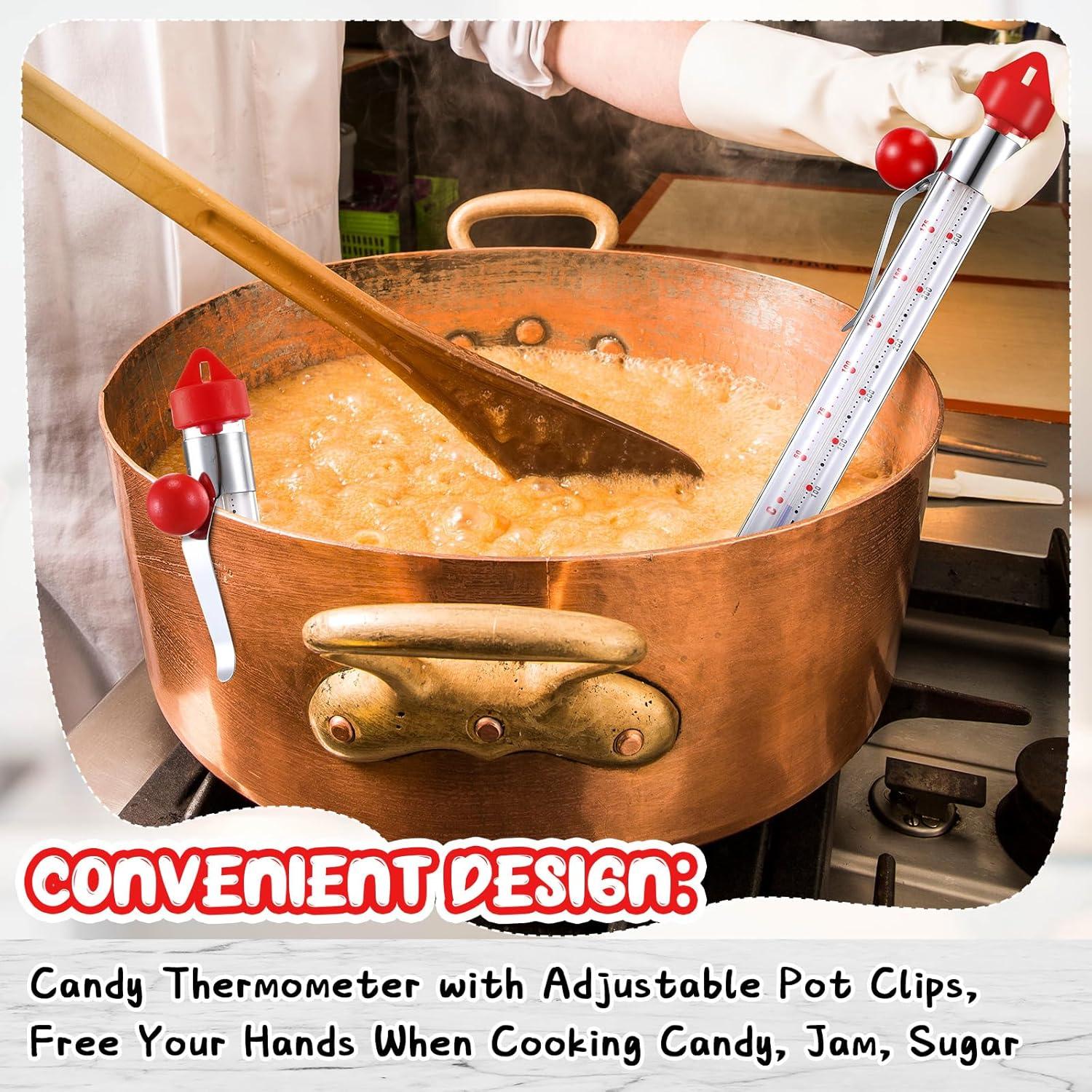 Termómetro de Caramelo Photect 2 Pcs con Clip 20.5 cm