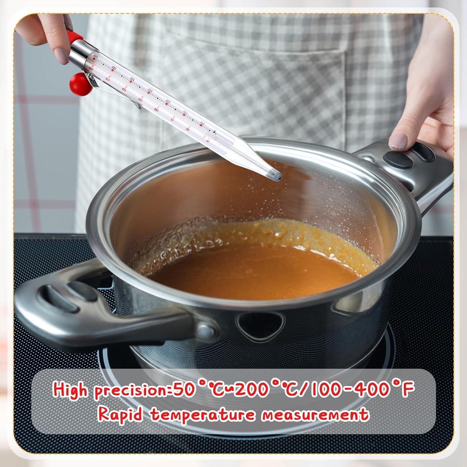 Termómetro de Caramelo Photect 2 Pcs con Clip 20.5 cm