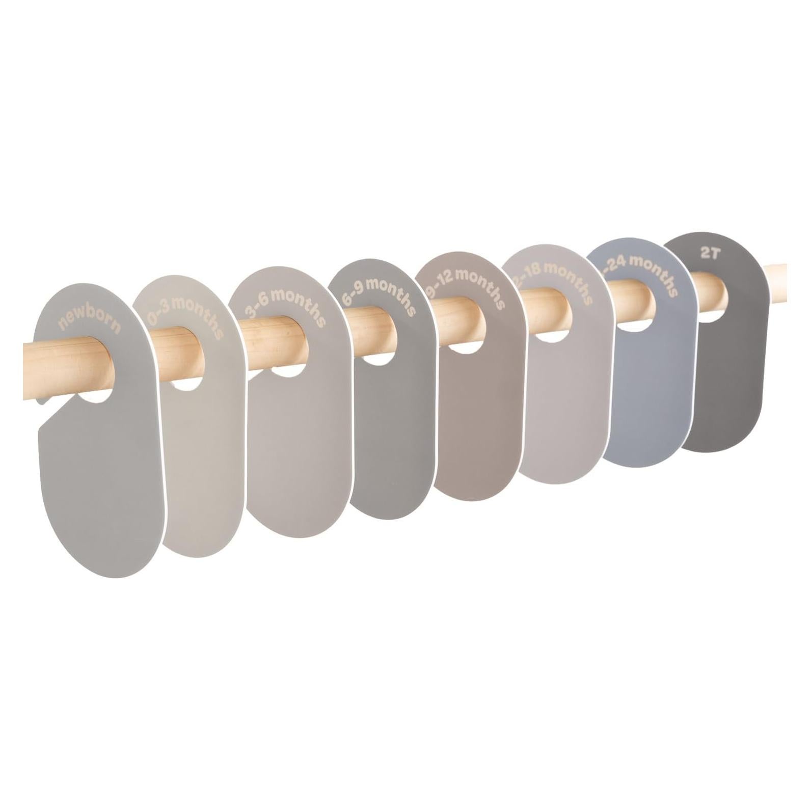 Juego de 8 Divisores de Armario 3 Sprouts - Organizador Bebés