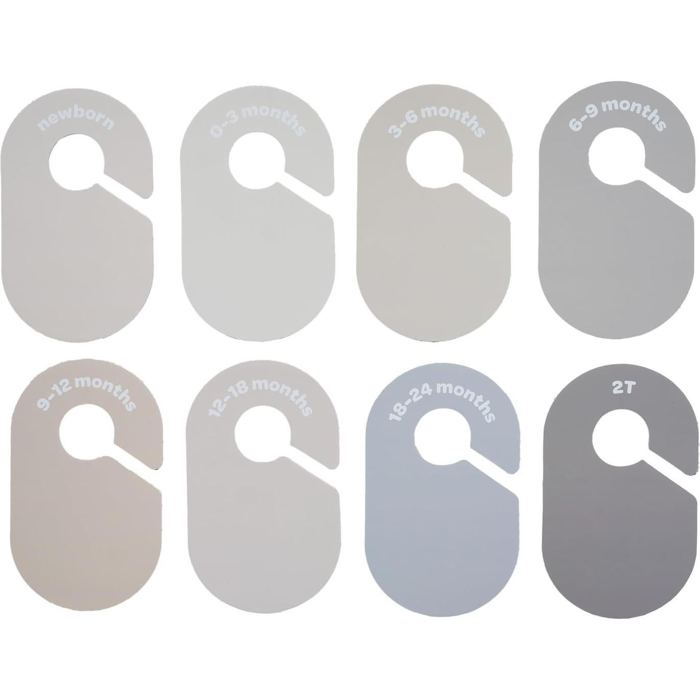 Juego de 8 Divisores de Armario 3 Sprouts - Organizador Bebés