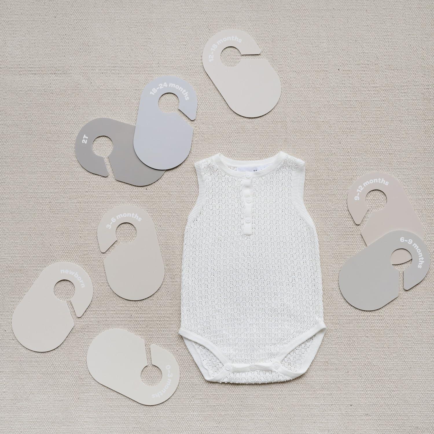 Juego de 8 Divisores de Armario 3 Sprouts - Organizador Bebés