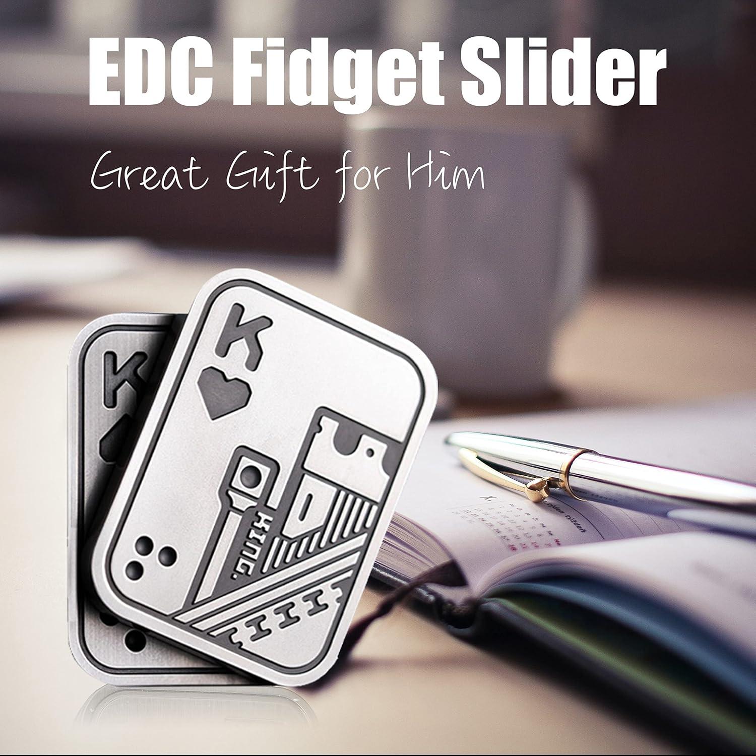 Descompresor Fidget Slider Wercow Metal Poker Alivio Estrés