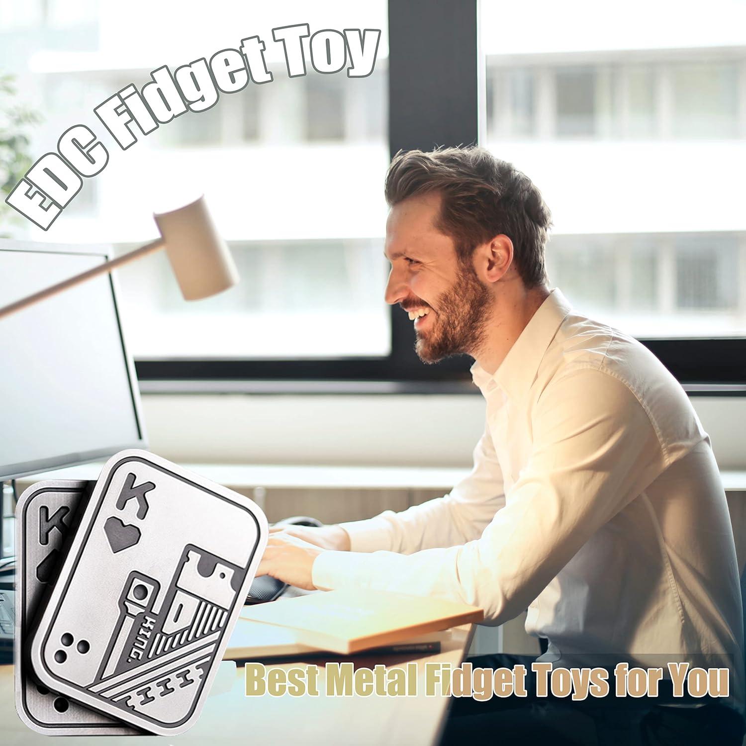 Descompresor Fidget Slider Wercow Metal Poker Alivio Estrés