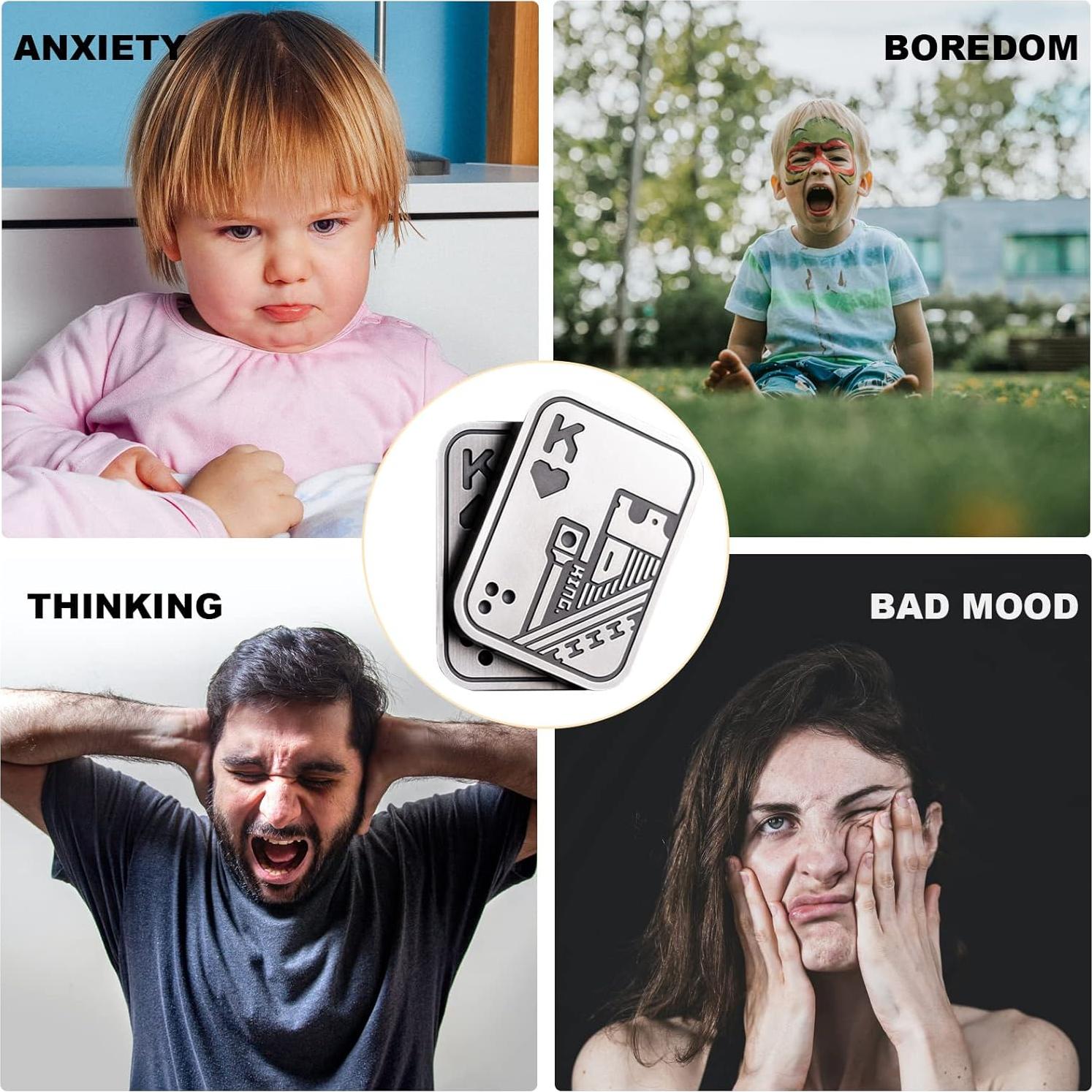 Descompresor Fidget Slider Wercow Metal Poker Alivio Estrés