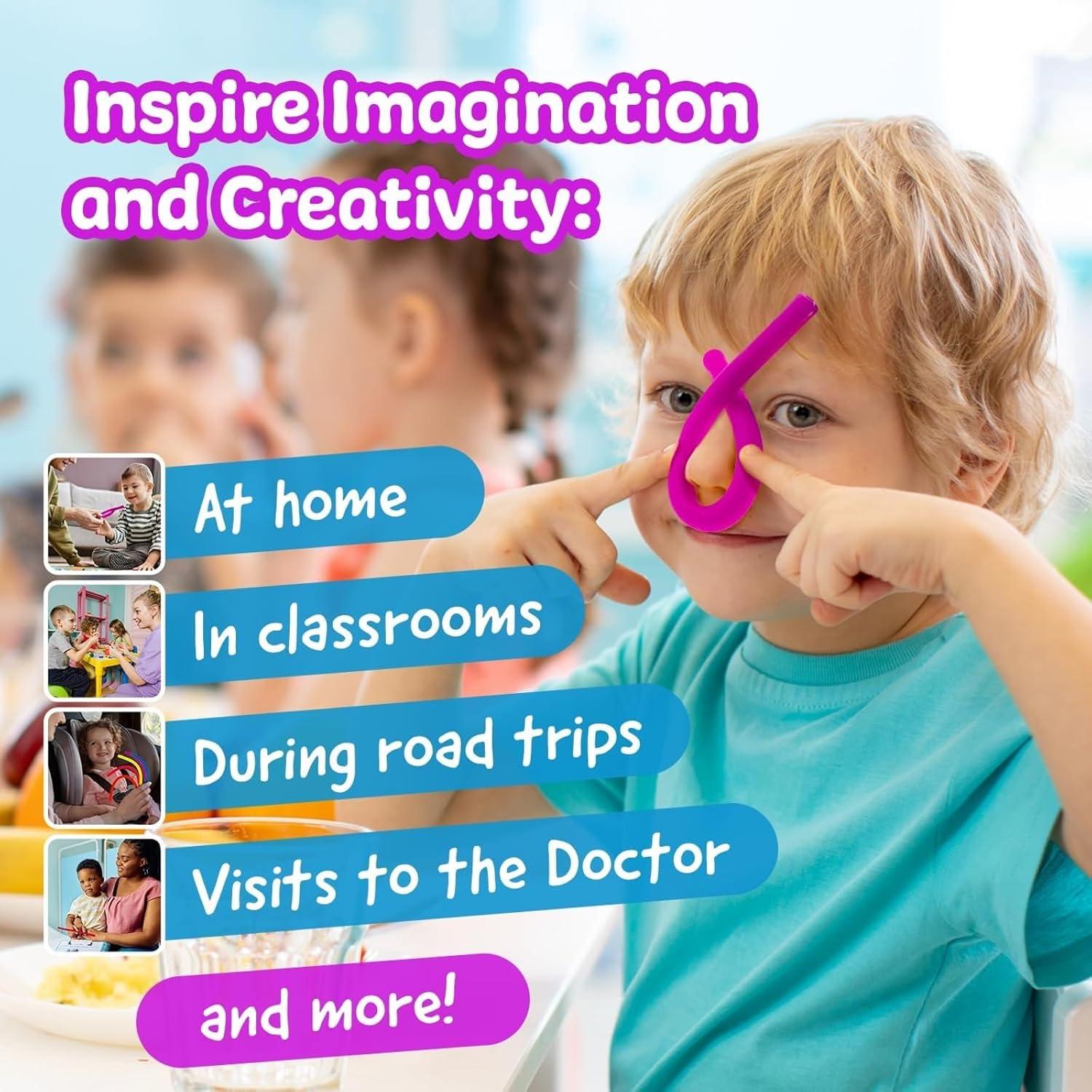 Monos Noodles Antiestrés Impresa 5 Piezas 243 cm Juguetes