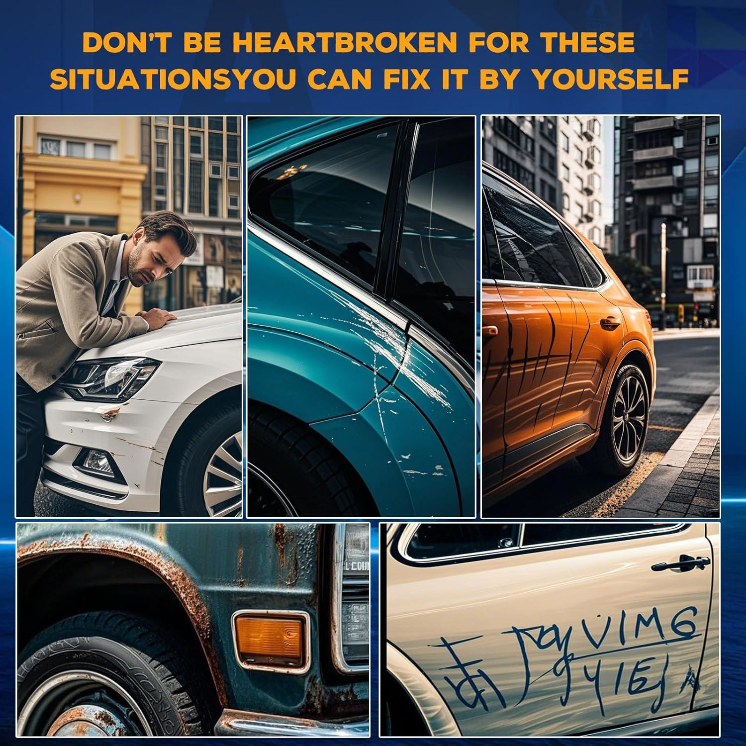 Bolígrafo de Retoque de Pintura Carsupro Blanco Metálico 12ml