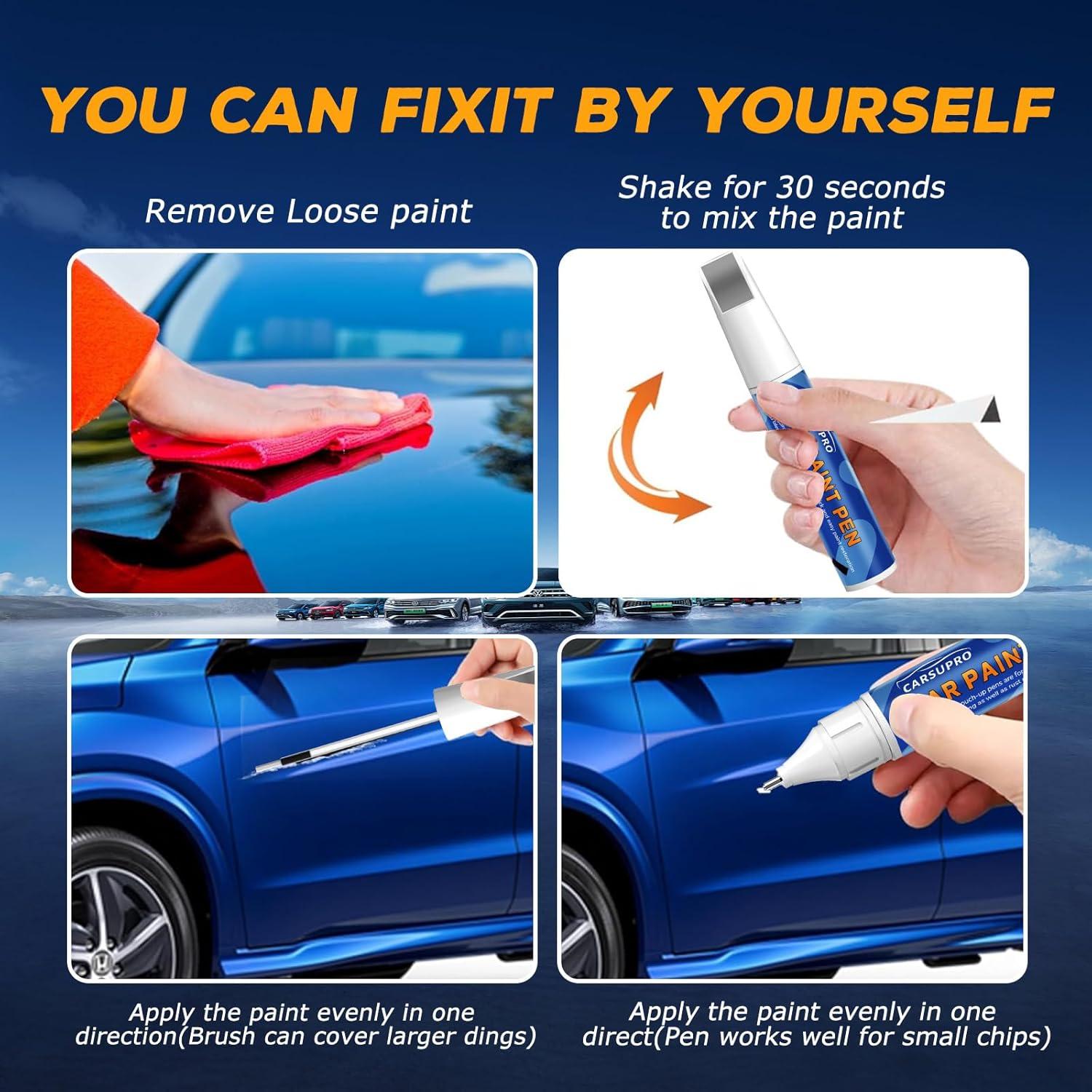 Pintura de Retoque Carsupro Carmesí Vivo 12ml para Coches