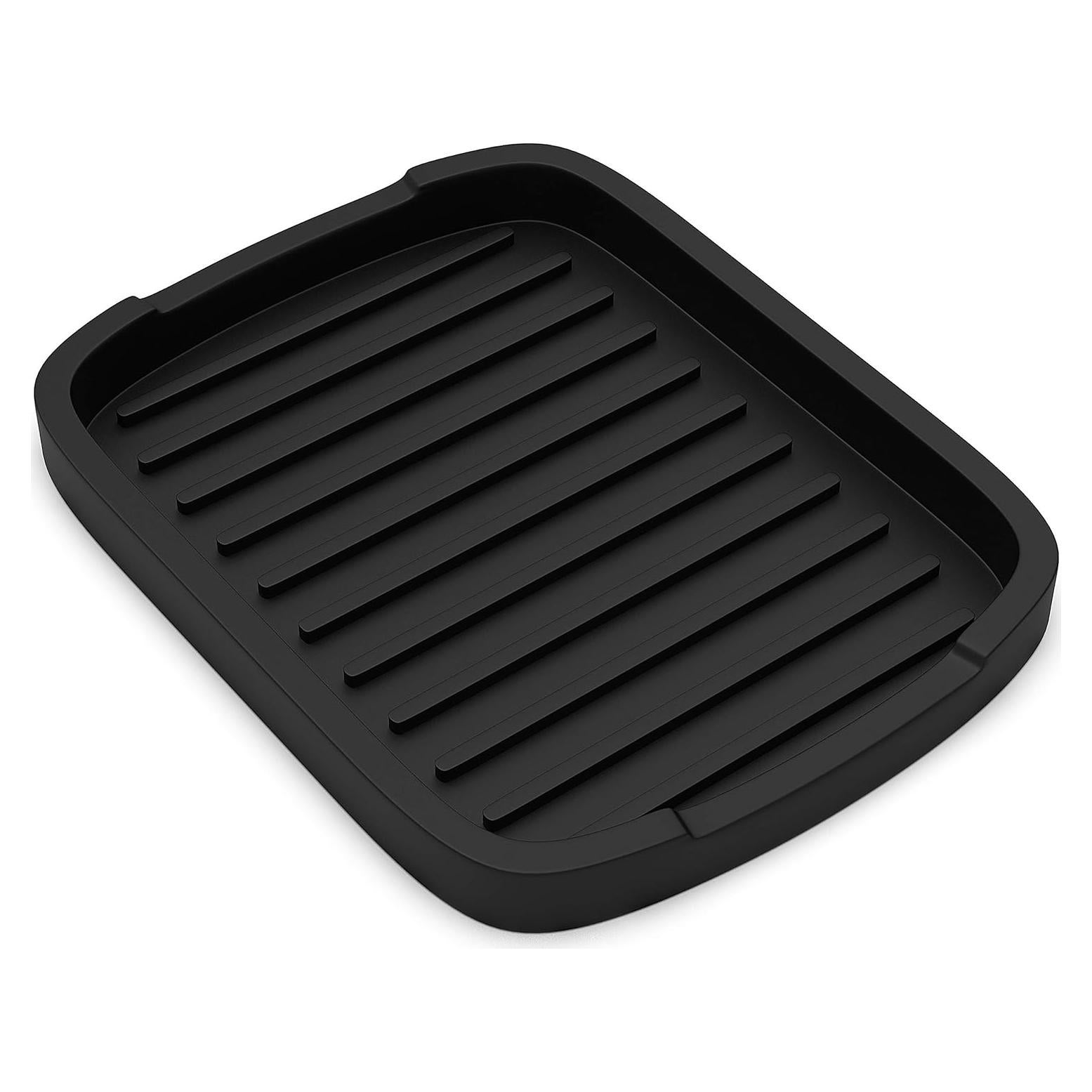 Soporte de Esponja de Silicona ZAPPOWARE Negro 15x11 cm