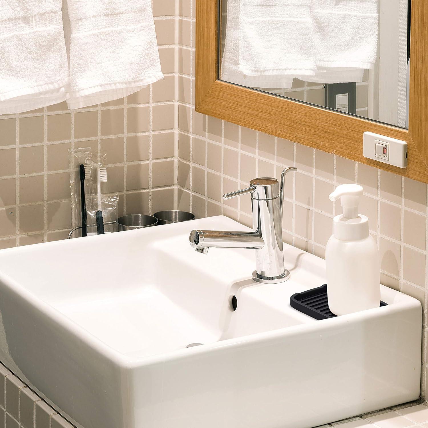 Soporte de Esponja de Silicona ZAPPOWARE Negro 15x11 cm