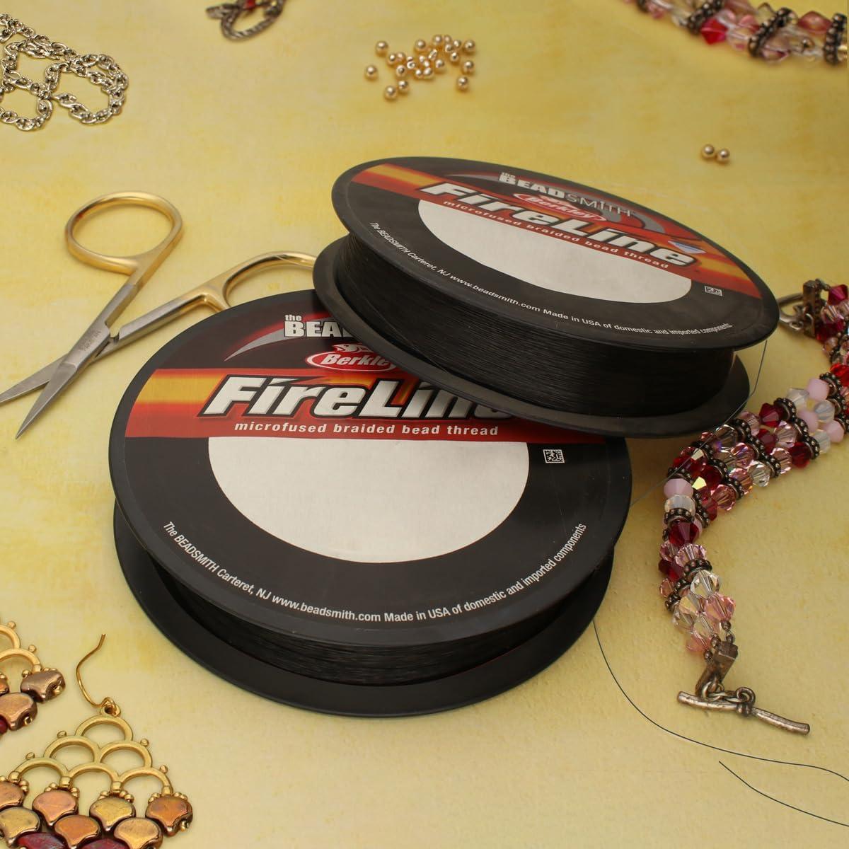 Hilo trenzado Fireline The Beadsmith 4lb 125 yardas gris humo