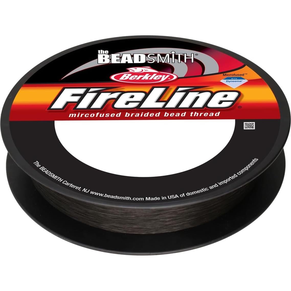 Hilo trenzado Fireline The Beadsmith 4lb 125 yardas gris humo