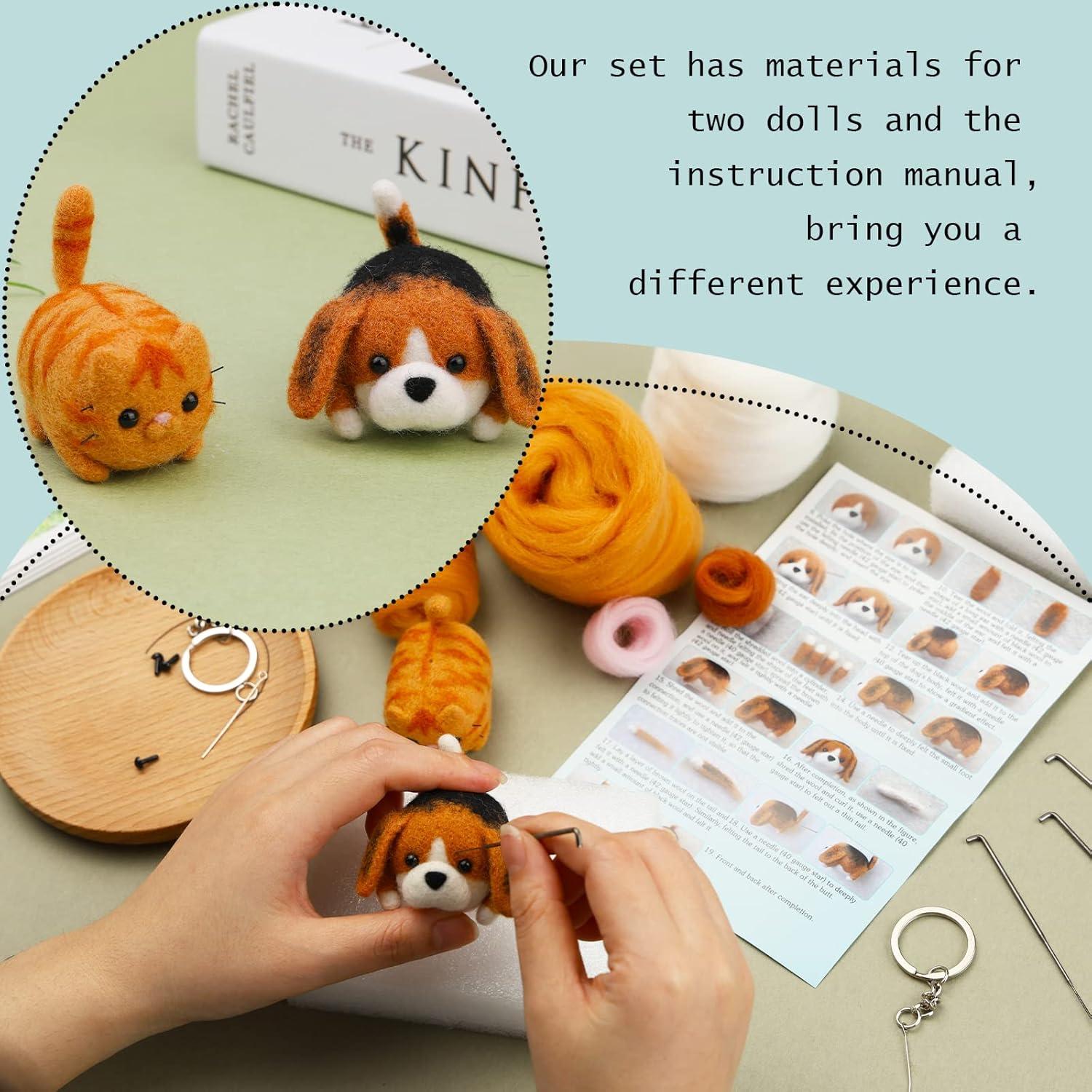 Kit de Fieltro con Aguja SHWAKK - 23 Piezas para Principiantes