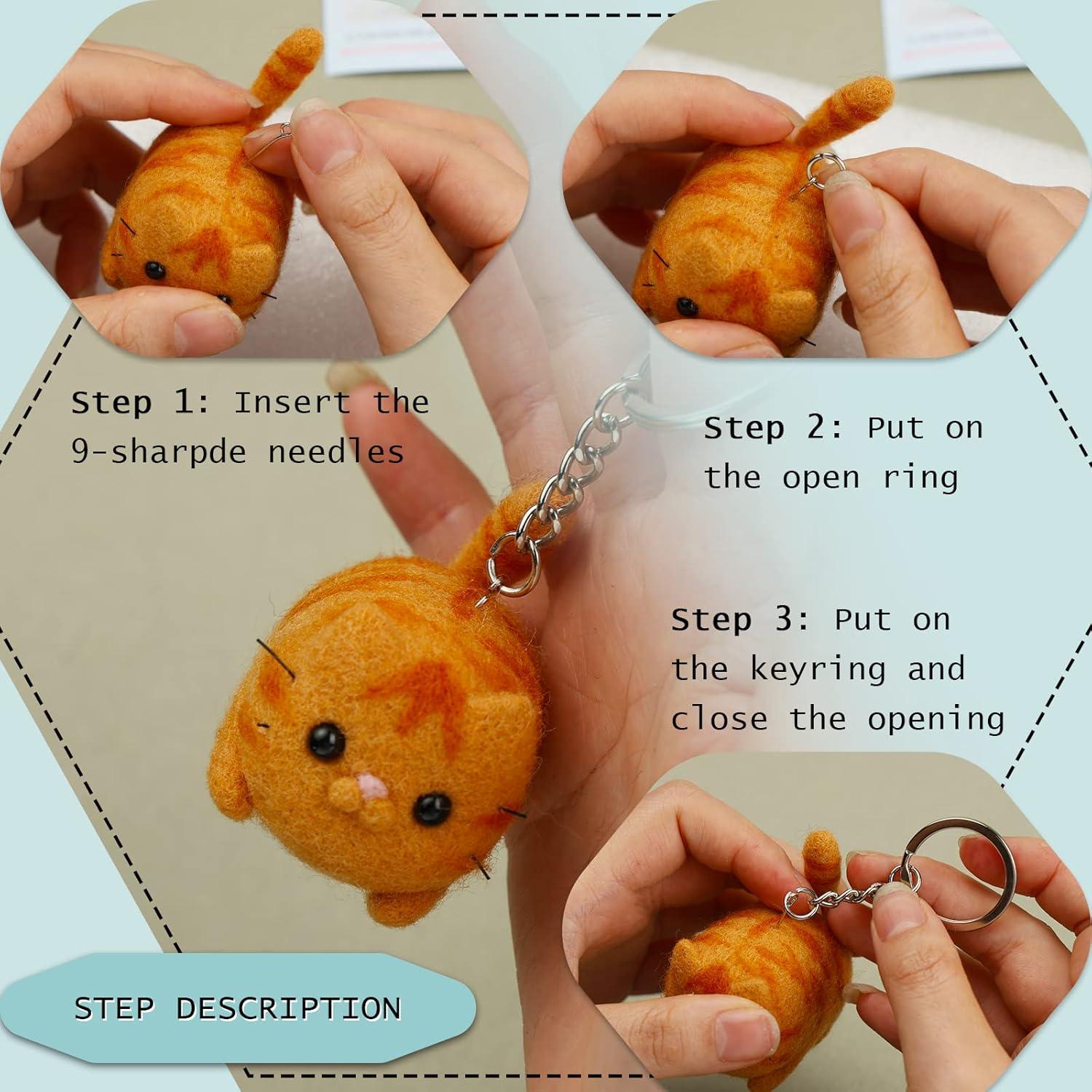 Kit de Fieltro con Aguja SHWAKK - 23 Piezas para Principiantes