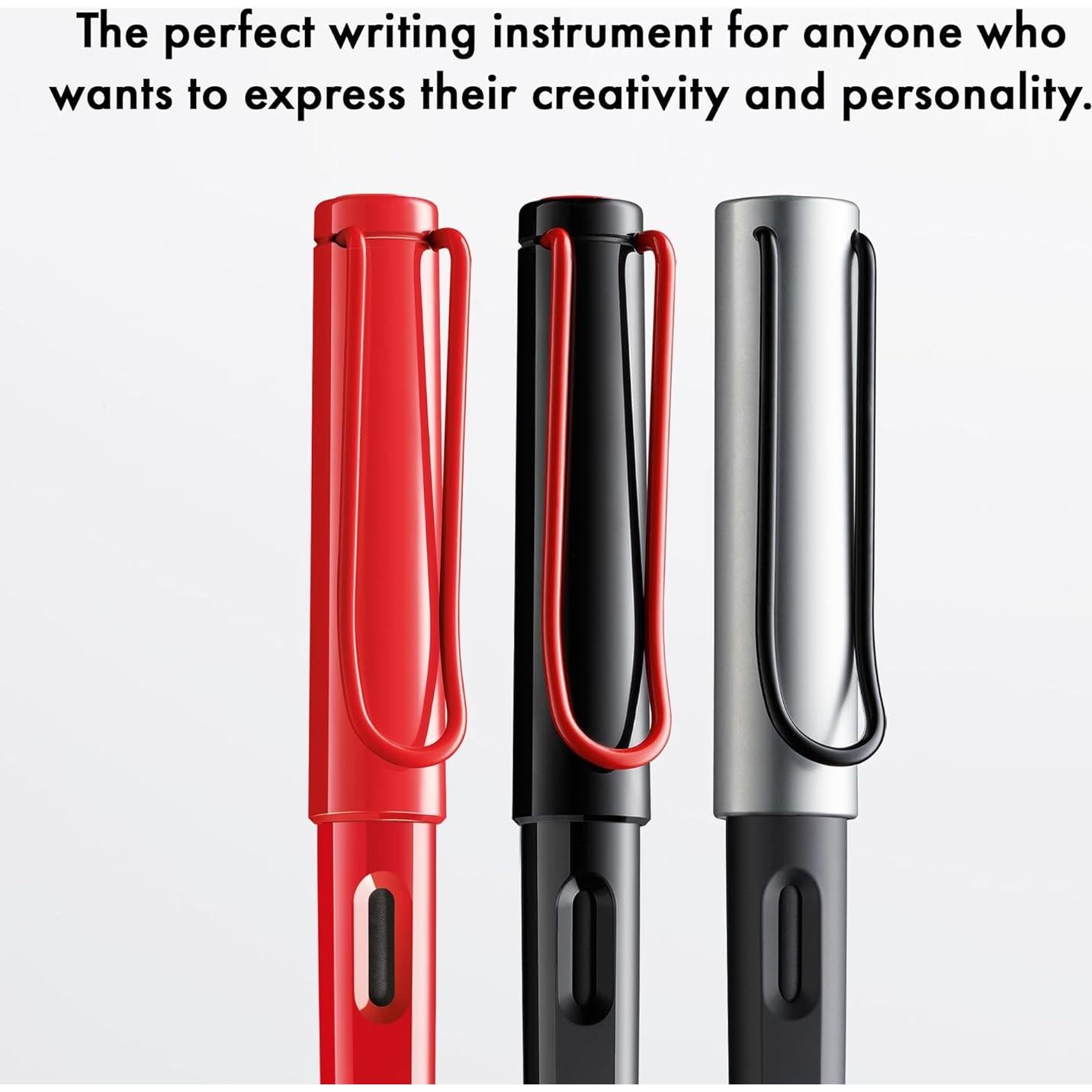 Pluma Fuente Lamy Joy AL Negro Set Caligrafía 3 Puntas 1.1/1.5/1.9 mm