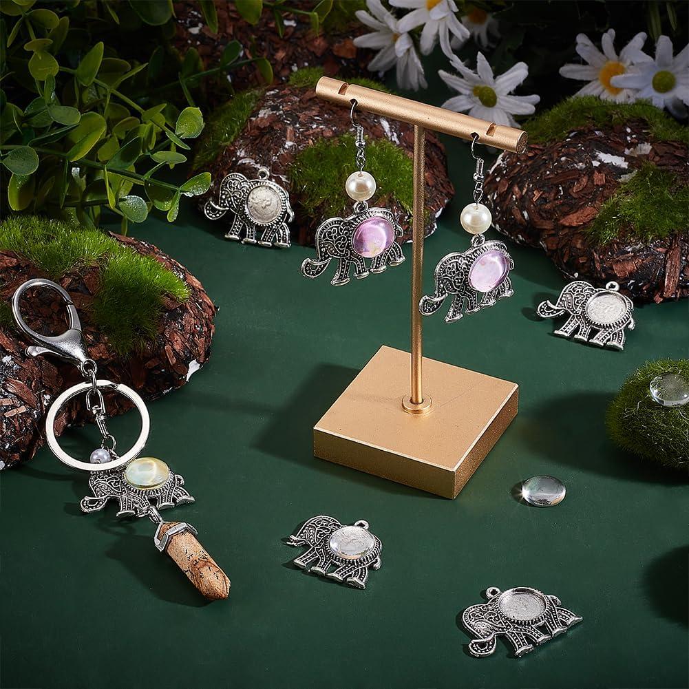 Kit de Bandejas de Colgante PH PandaHall 20 Piezas 25x30mm