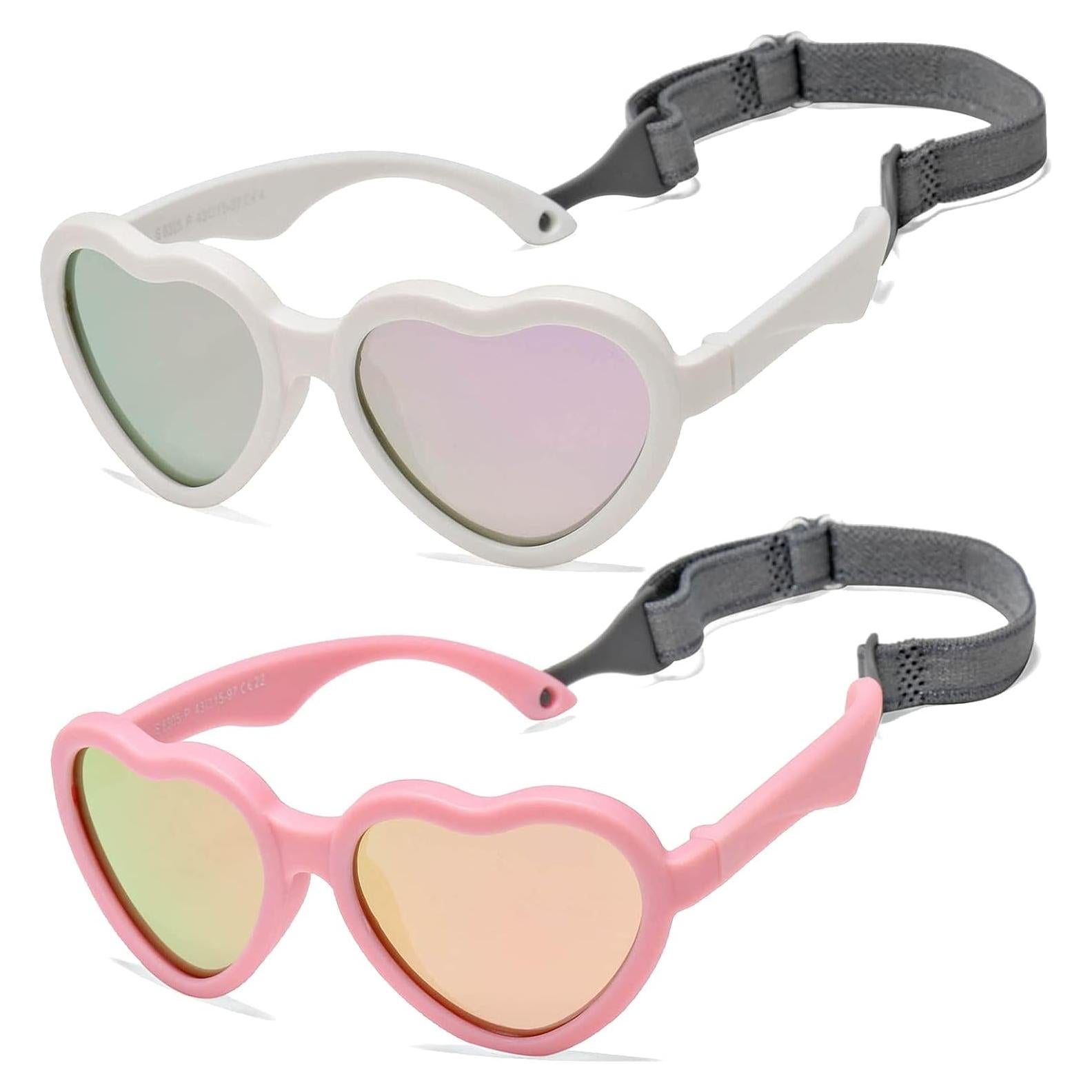 Gafas de sol polarizadas Hycredi Baby corazón 0-24 meses