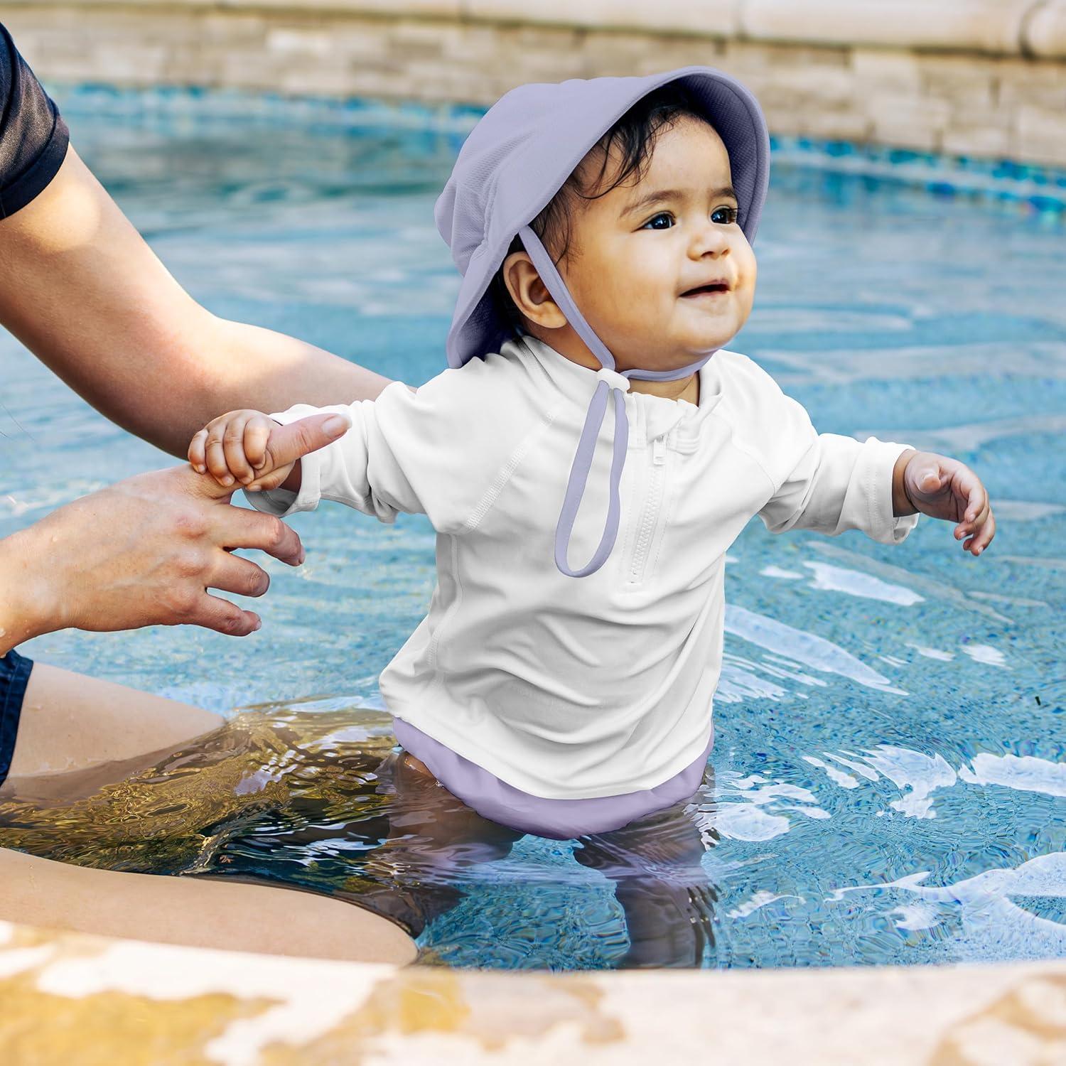 Pañal de Natación Eco Snap Green Sprouts 3T Lavanda