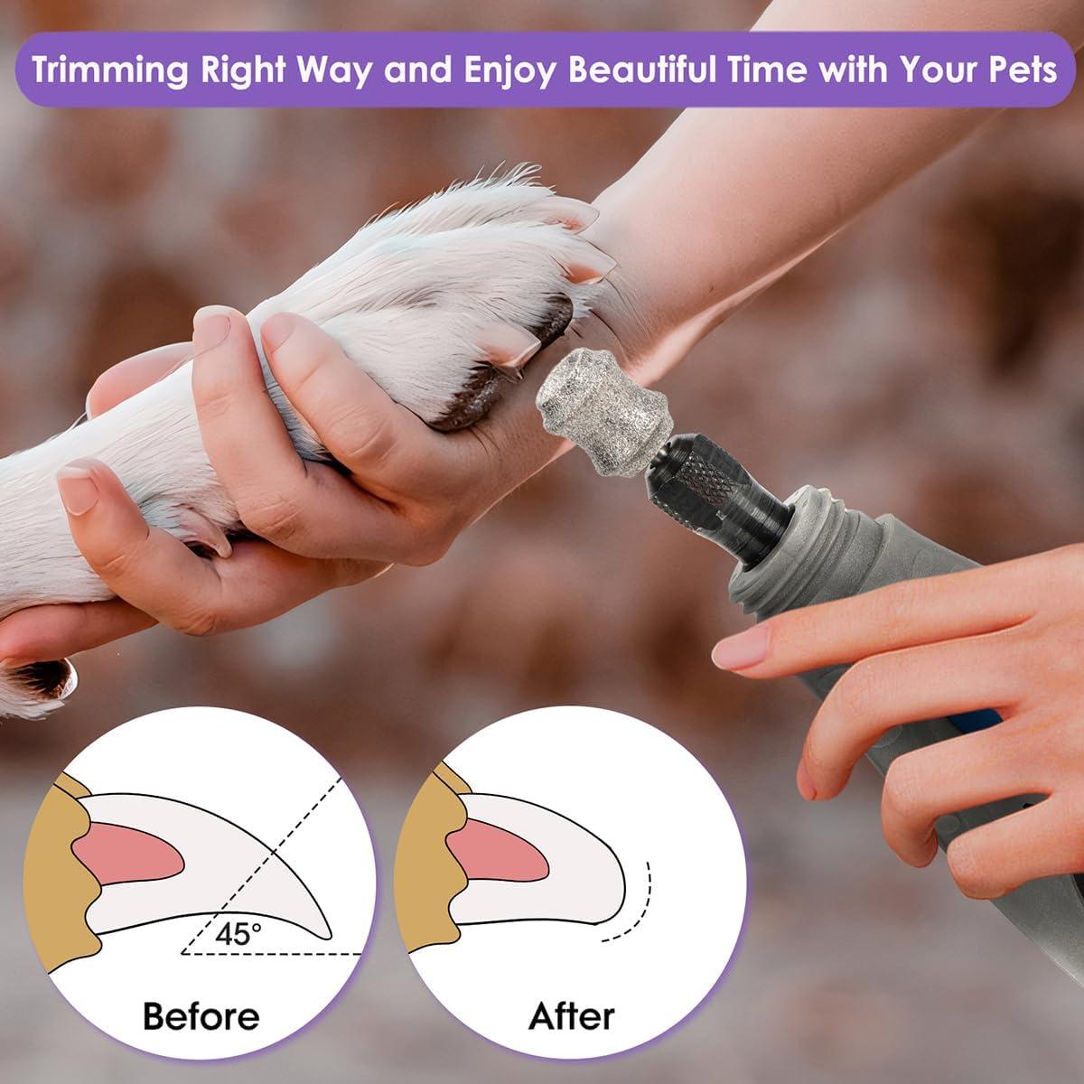 Puntas de Amoladora de Uñas Asozeer 3.18 mm para Perros