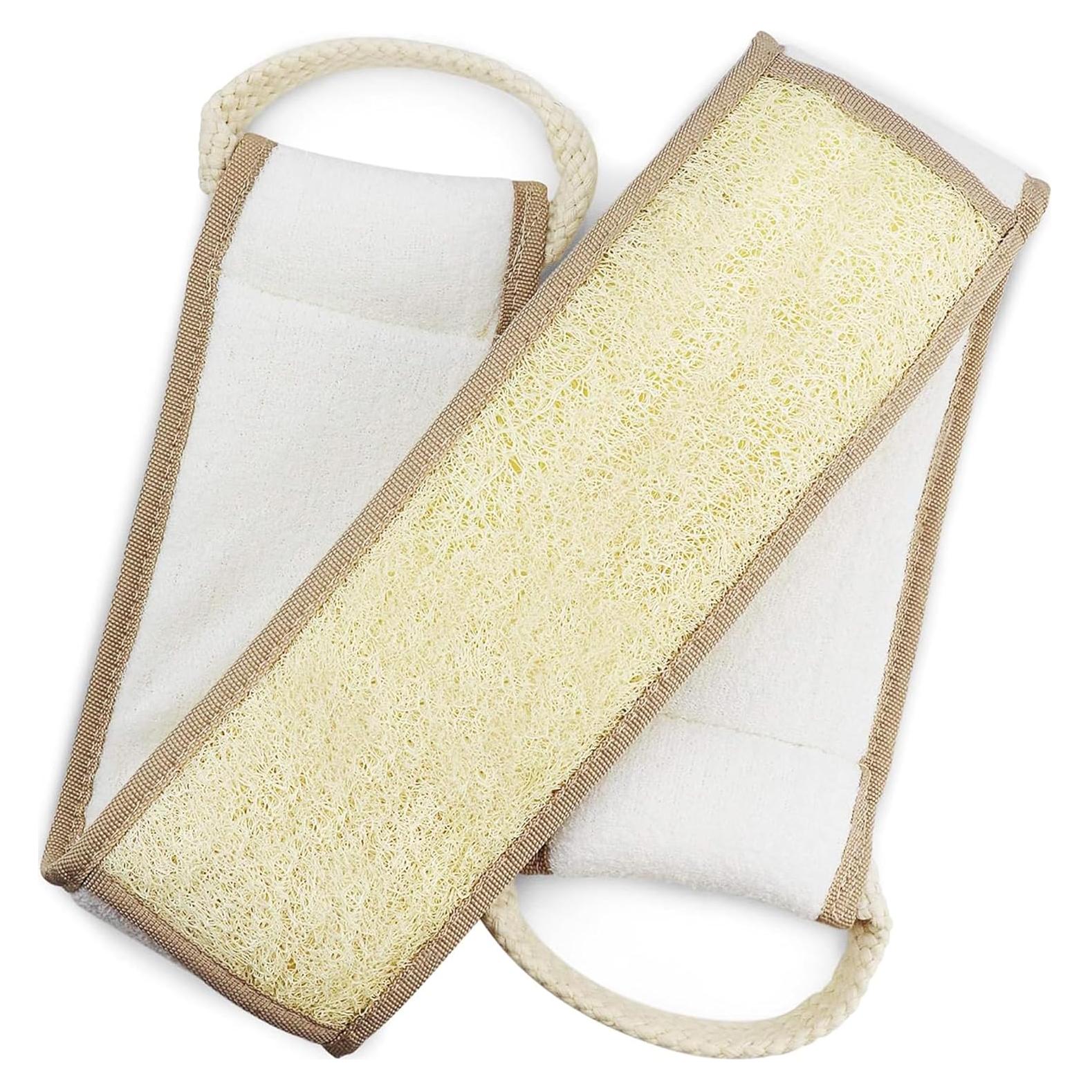Esponja de Lufa Natural Miw Piw para Espalda 30cm - Exfoliante Biodegradable