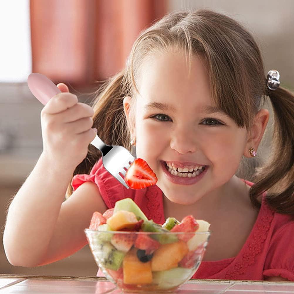 Juego de 6 Tenedores para Niños Pimoys Acero Inoxidable BPA Free