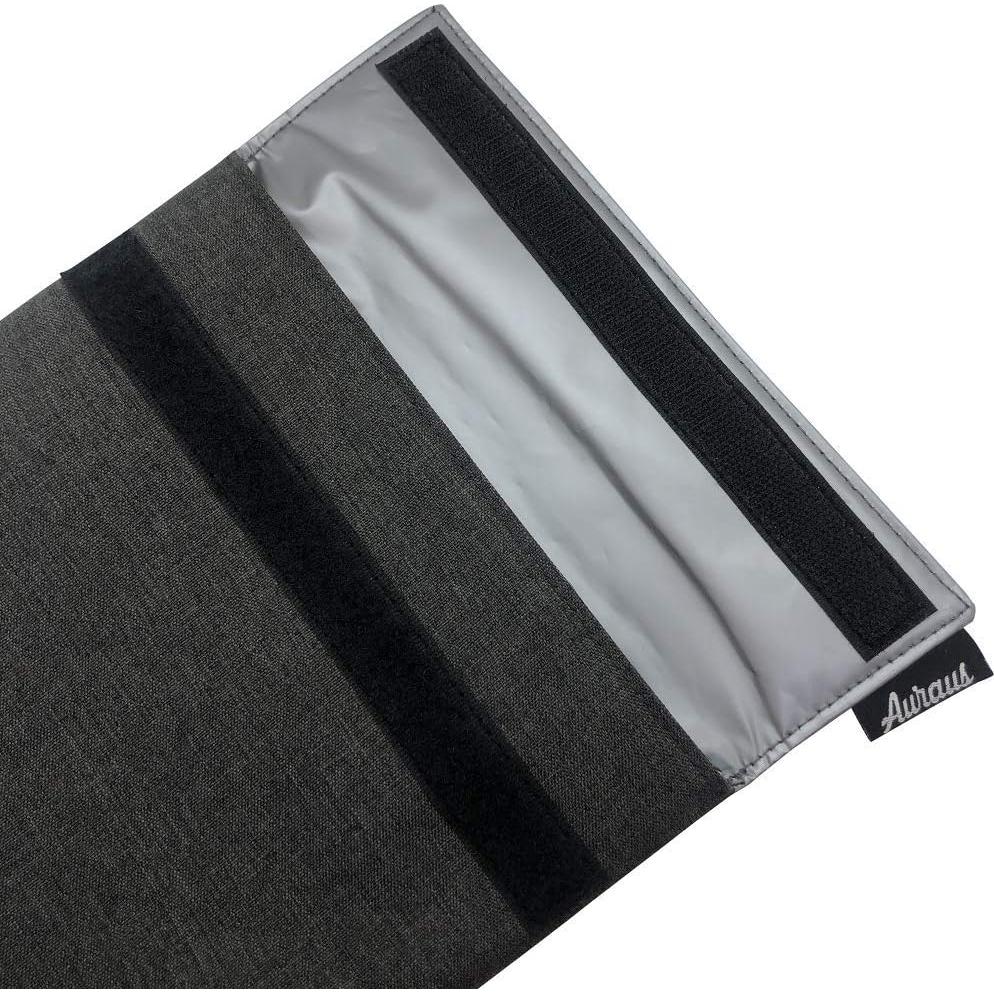 Bolsa de Snack Ecológica AURAUS Gris Oscuro 22.86x6.6 cm