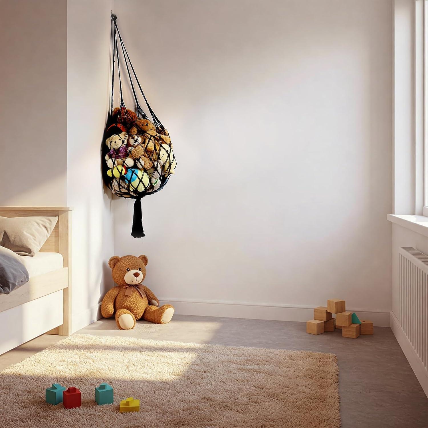 Hamaca Colgante de Almacenamiento Amder para Peluches 50.8x50.8x152.4cm