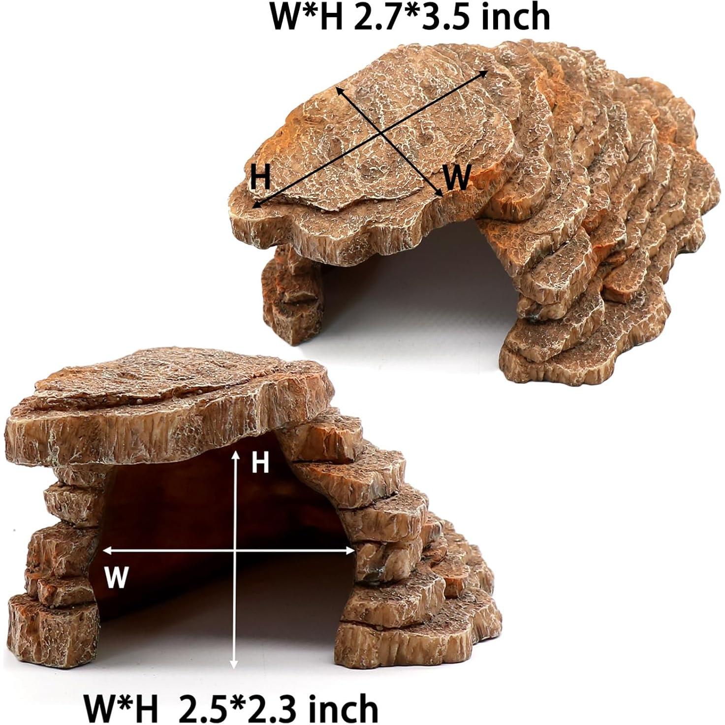 Escondite para Reptiles Relaqcc Pequeño 18.5x11.2x7.6cm