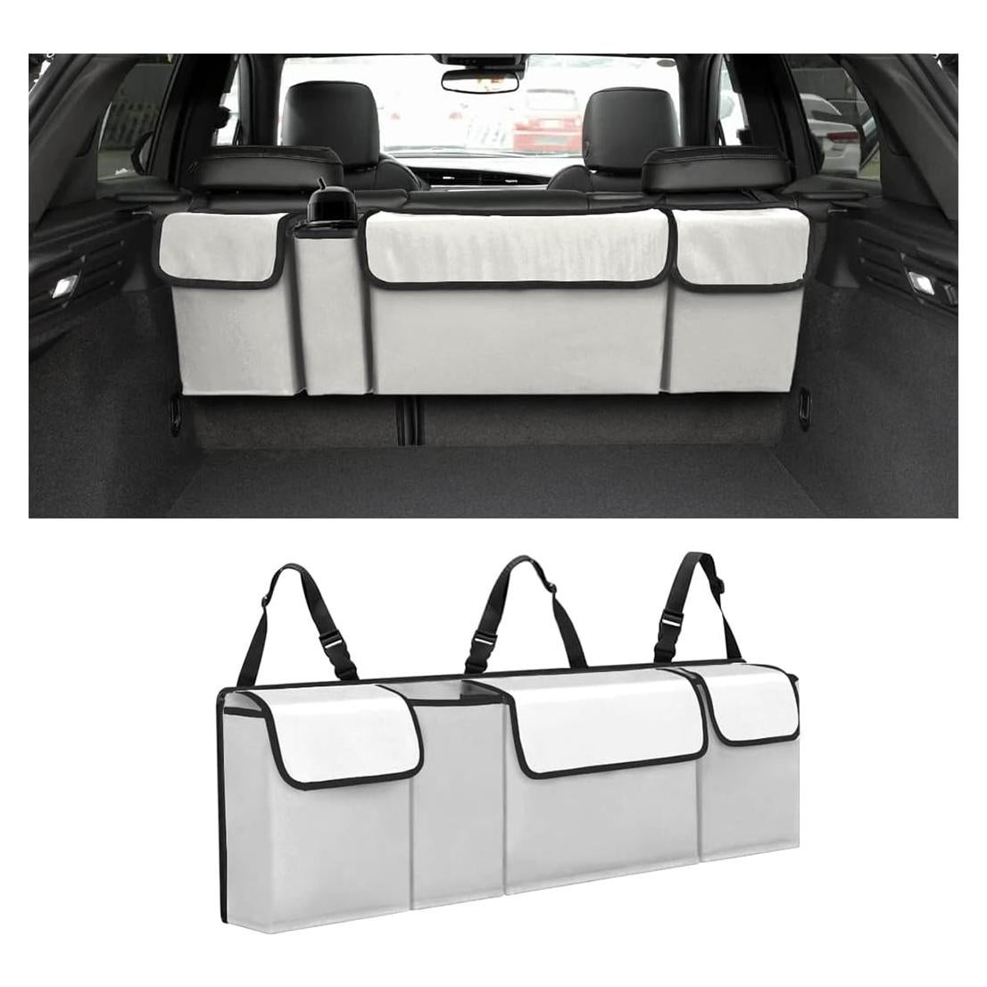 Organizador de Maletero de Coche AUCELI Beige Plegable Impermeable