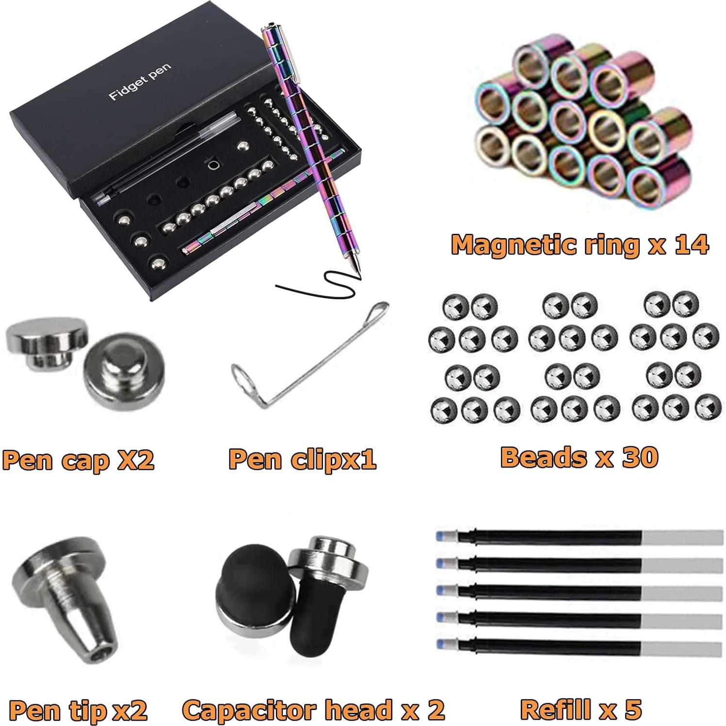 Bolígrafo Fidget Magnético TYJHAFN Multicolor 298g