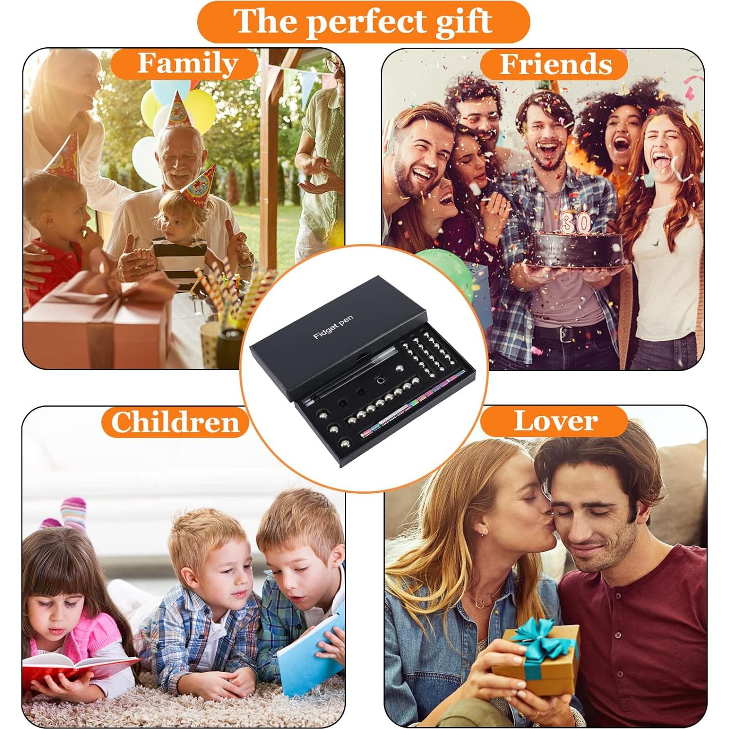 Bolígrafo Fidget Magnético TYJHAFN Multicolor 298g