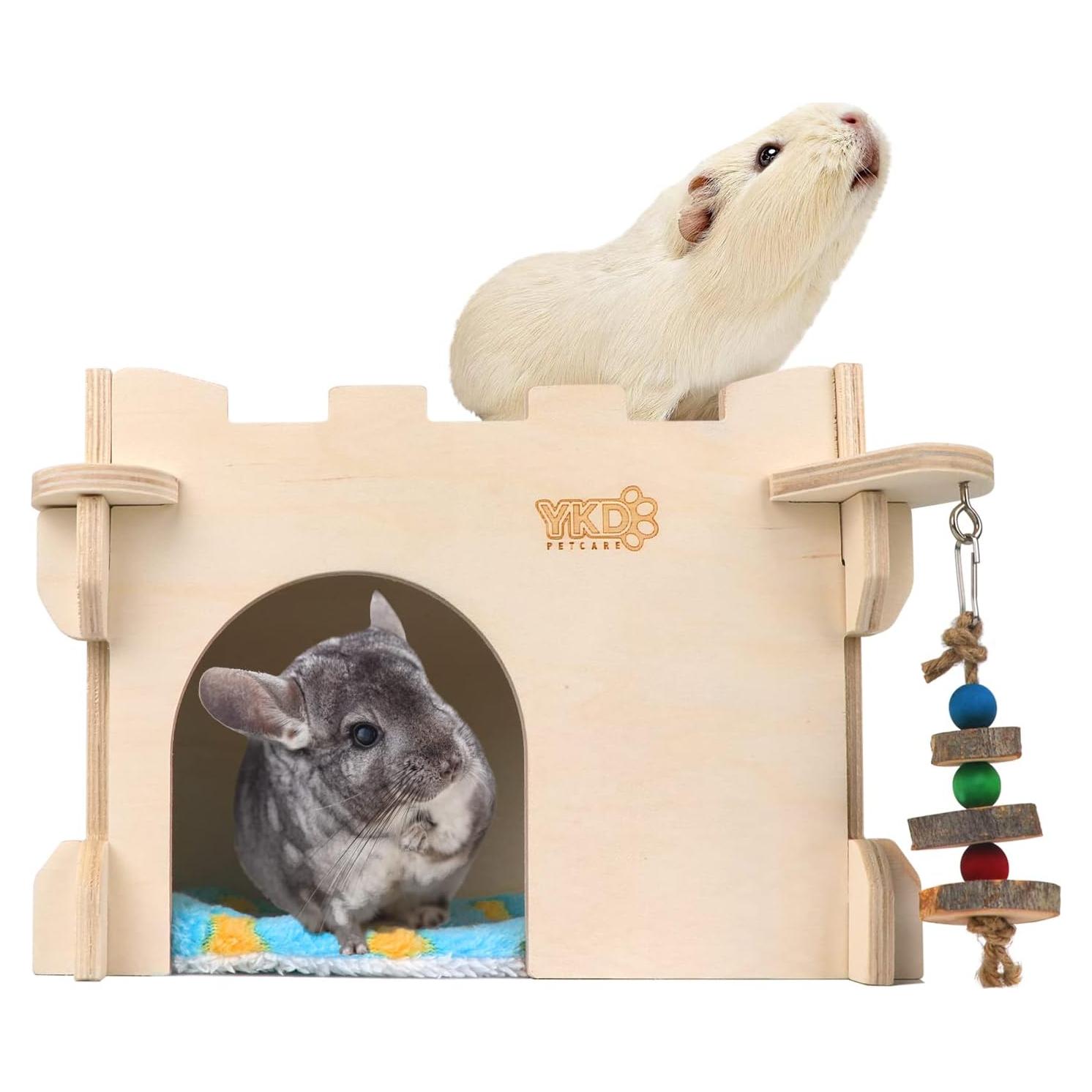 Refugio para Pequeños Animales YKD - Casa de Madera Mediana