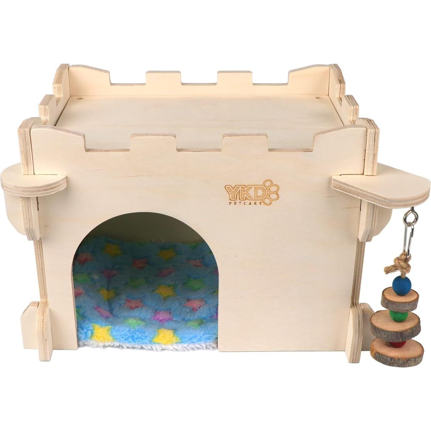 Refugio para Pequeños Animales YKD - Casa de Madera Mediana