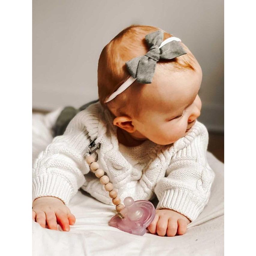 Clip de Chupete de Silicona Ali+Oli Madera Completa 20 cm