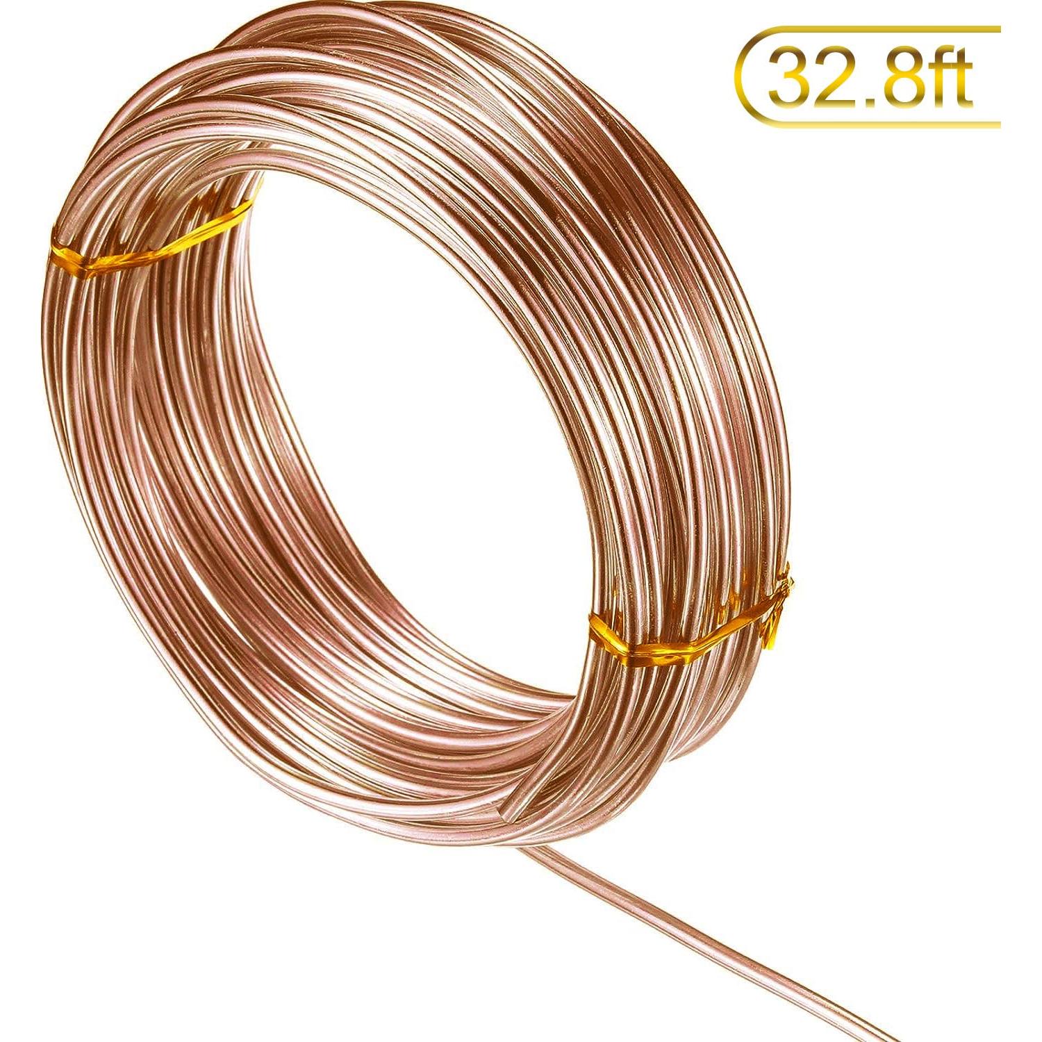 Alambre de Artesanía Flexible TecUnite 10m x 1mm Cobre