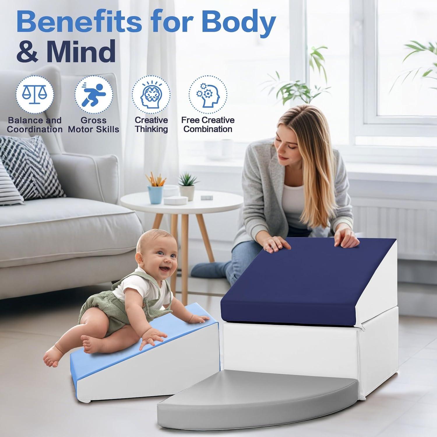 Bloques de Escalada de Espuma Sumbababy para Niños 4 Piezas