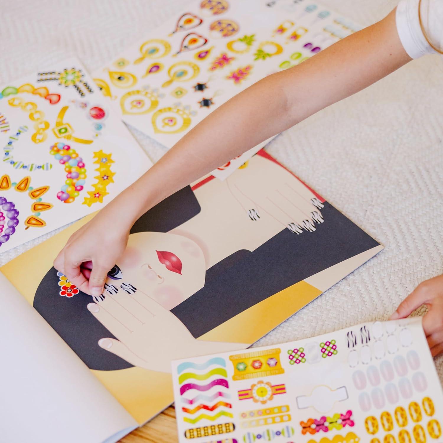 Almohadilla de Calcomanías de Joyería y Uñas Melissa & Doug - 360+ Calcomanías