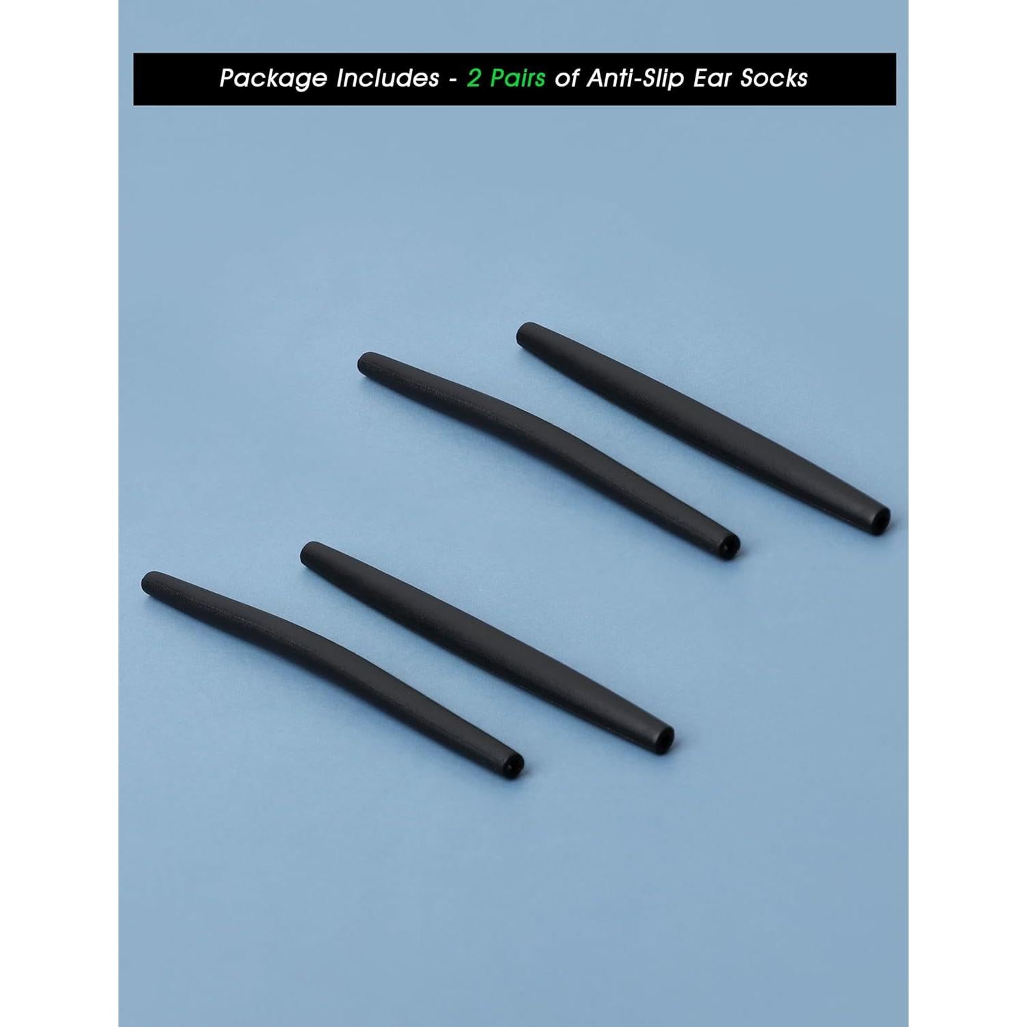 Manga de Silicona Suave Acefrog para Gafas Oakley - 2 Pares Negros