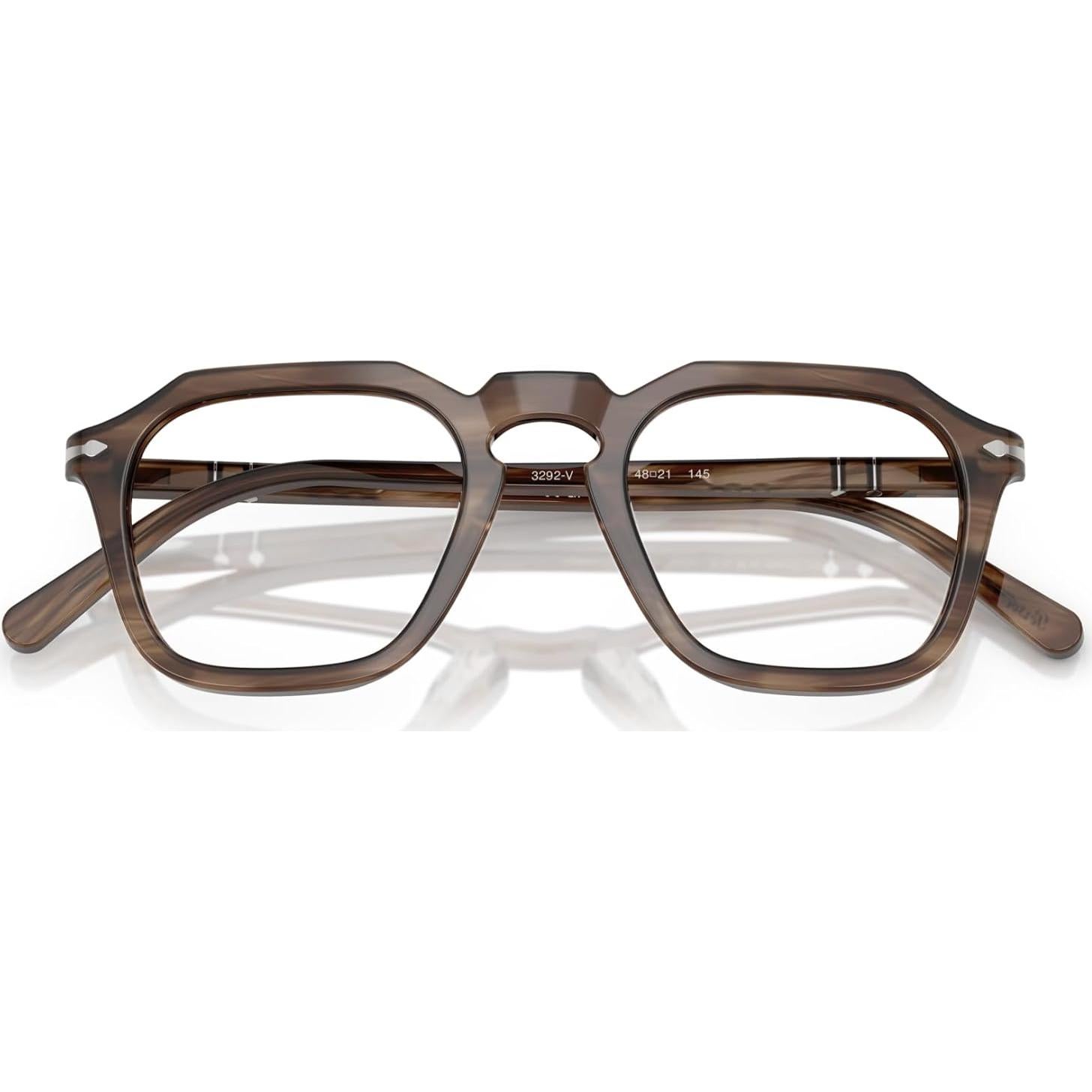 Gafas de Prescripción Persol PO3292V Cuadradas Marrón 48mm