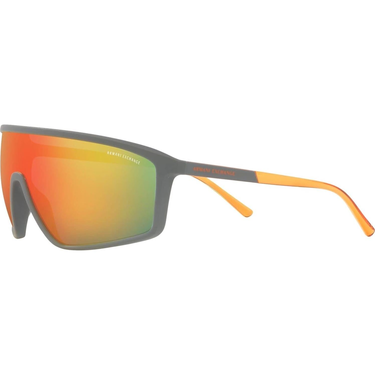 Gafas de sol Armani Exchange hombre marco blanco mate lentes grises