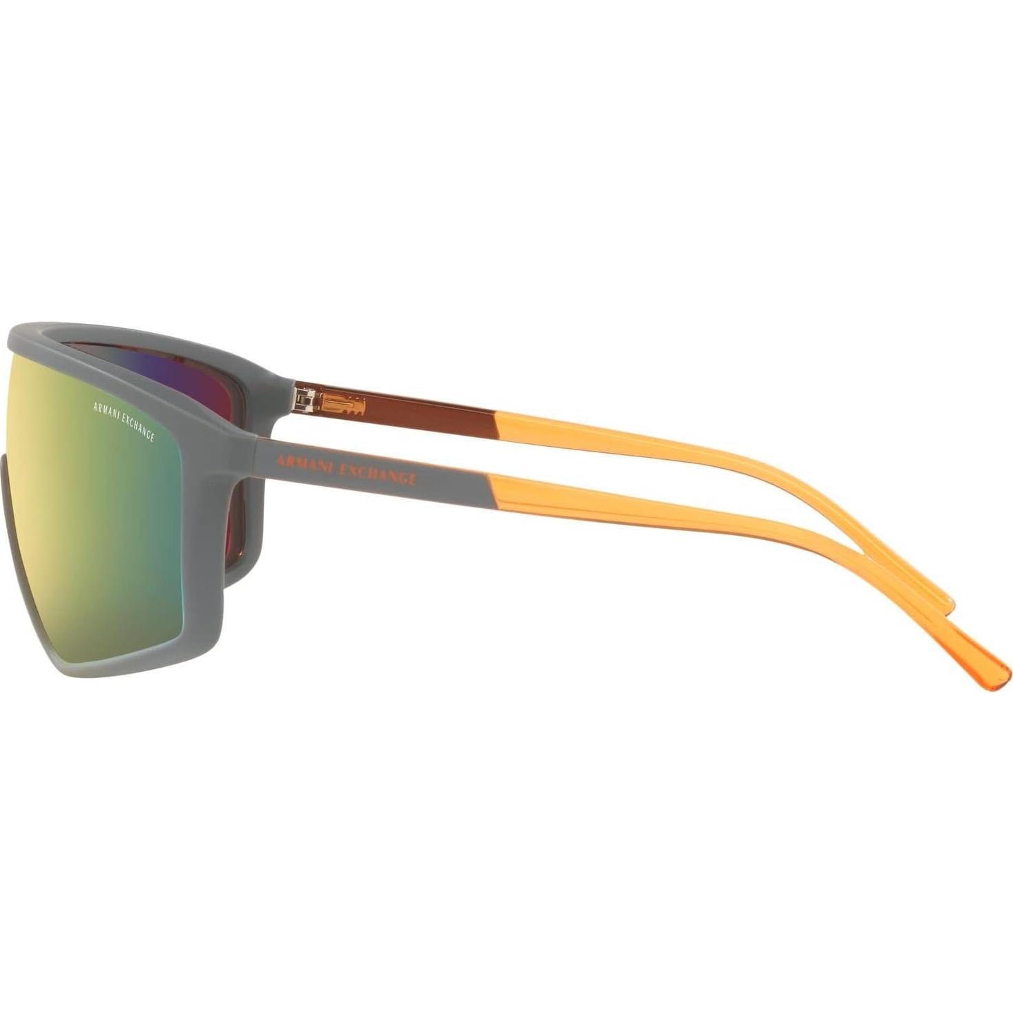 Gafas de sol Armani Exchange hombre marco blanco mate lentes grises