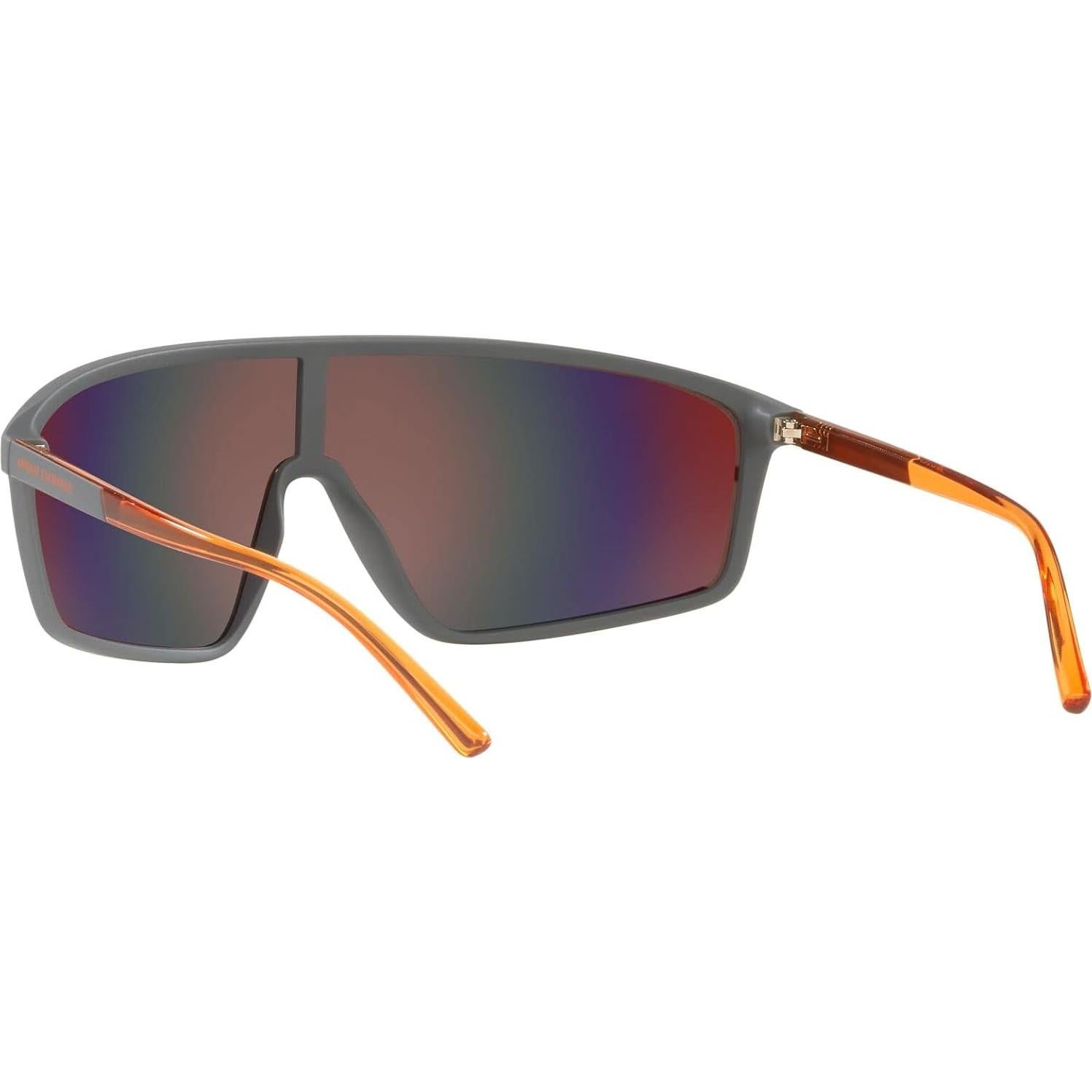 Gafas de sol Armani Exchange hombre marco blanco mate lentes grises