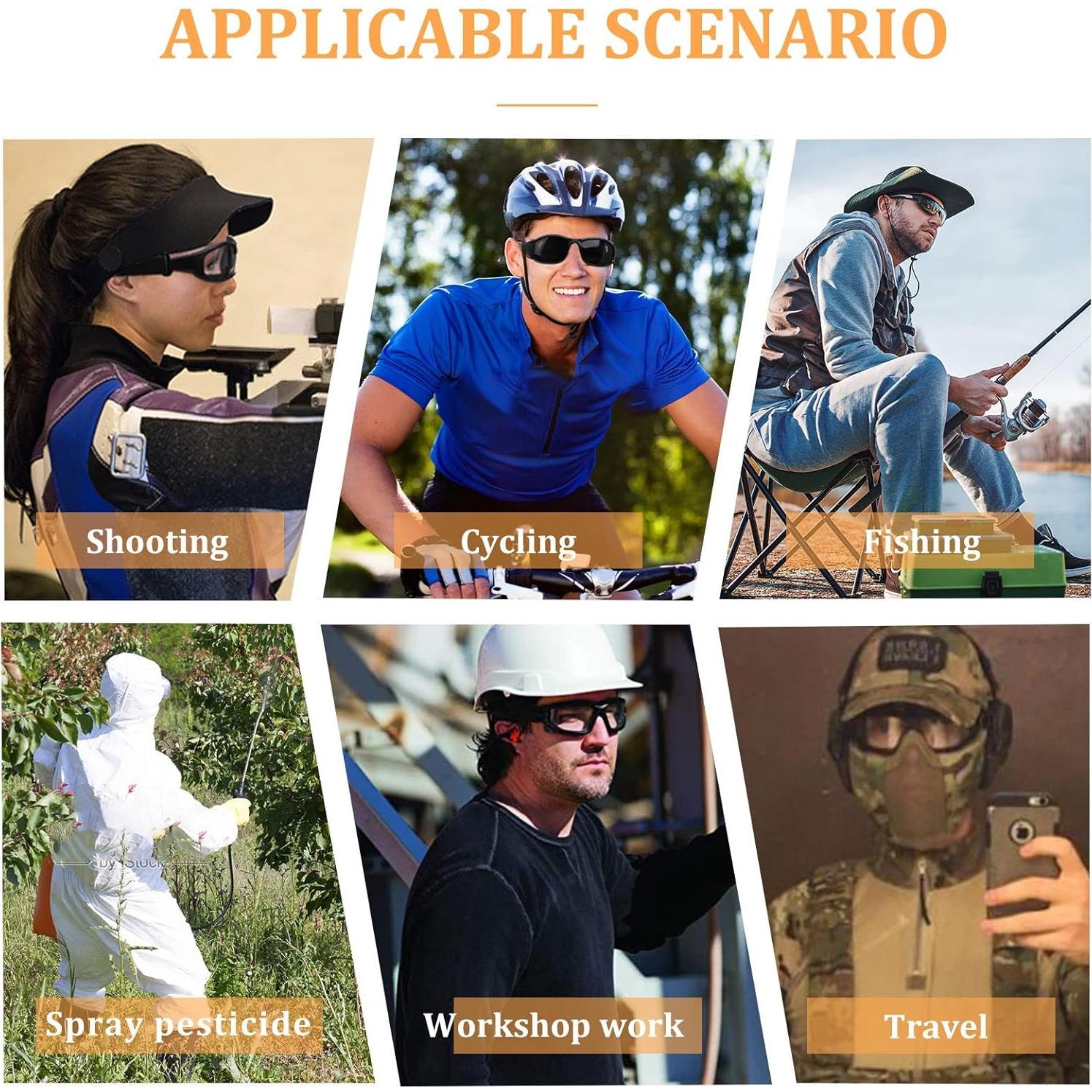 Gafas de Seguridad ALWAYSUV E2249 Antivaho UV400 Resistentes