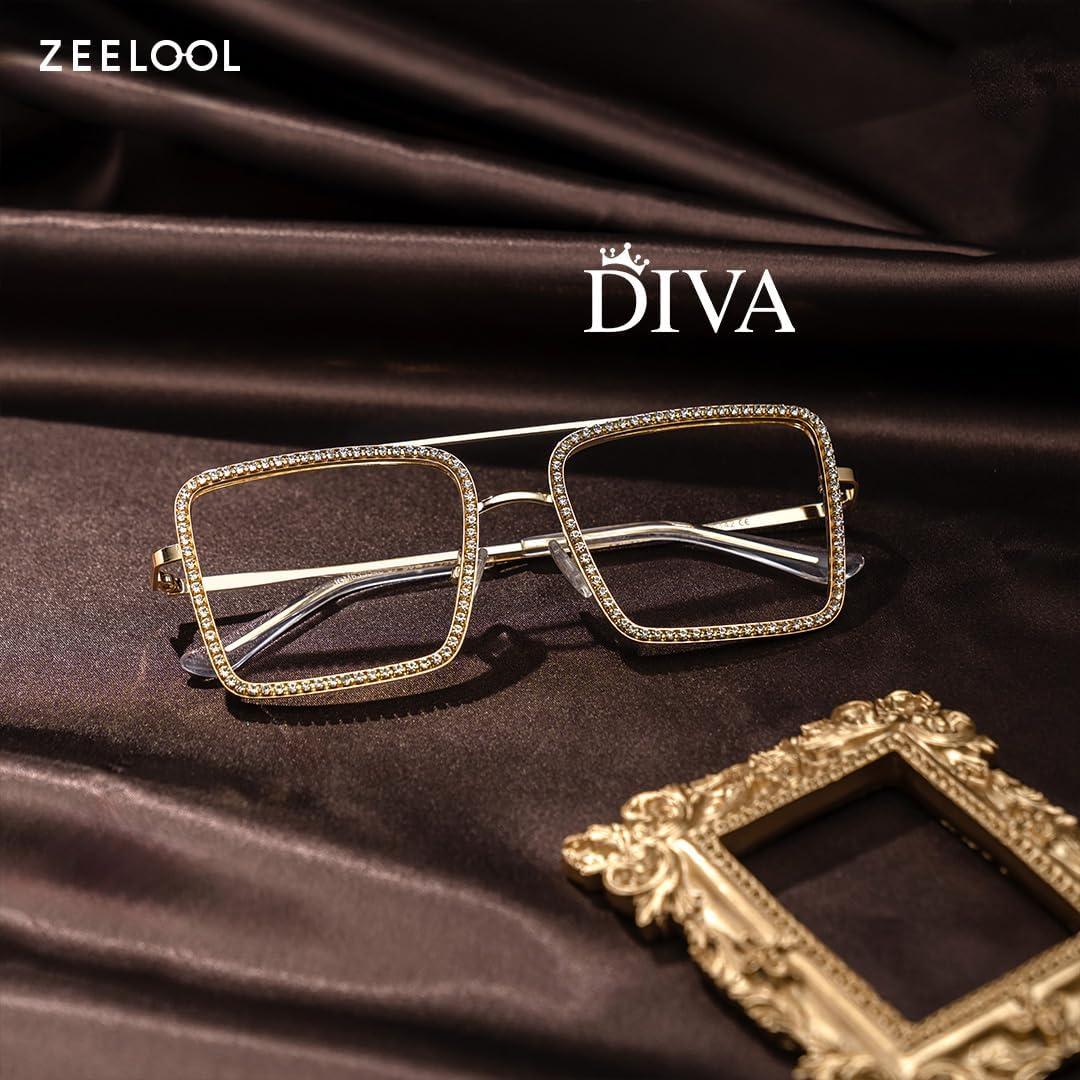 Gafas de bloqueo de luz azul Zeelool modelo Diva ZJGM635348