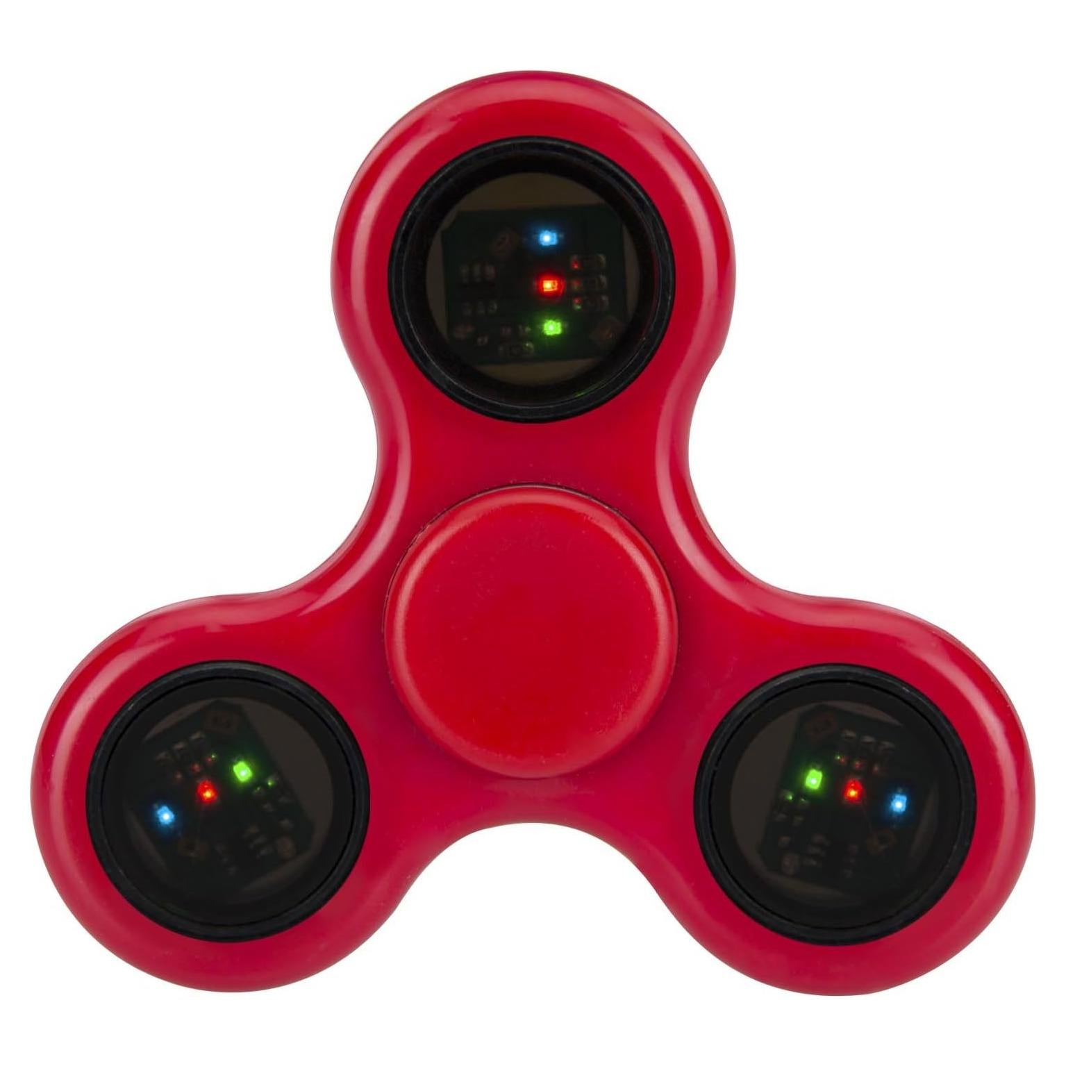 Spinner Antsy Labs LED Rojo, Juguete Sensorial Compacto