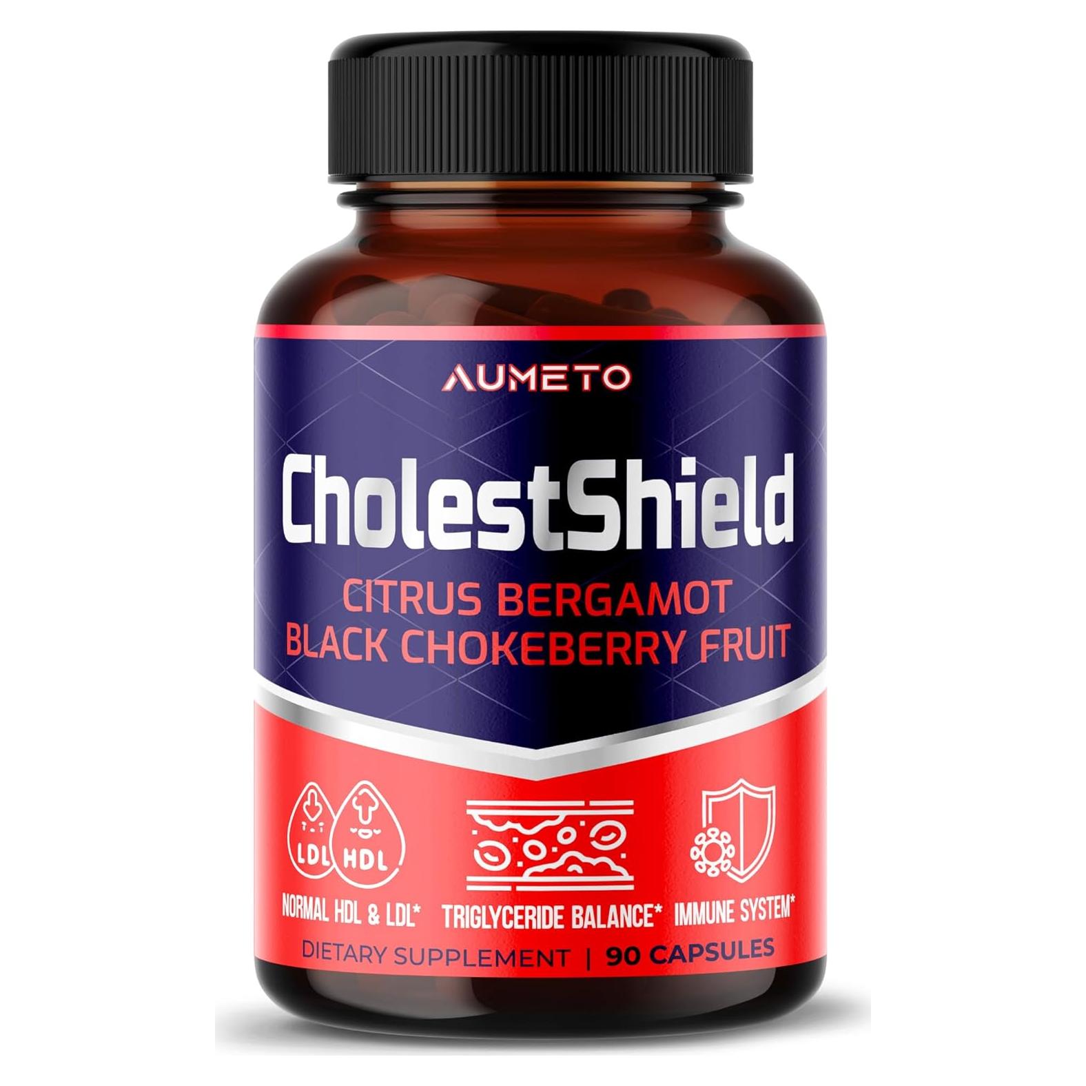 Suplemento Aumeto CholestShield 90 Cápsulas - Salud Colesterol