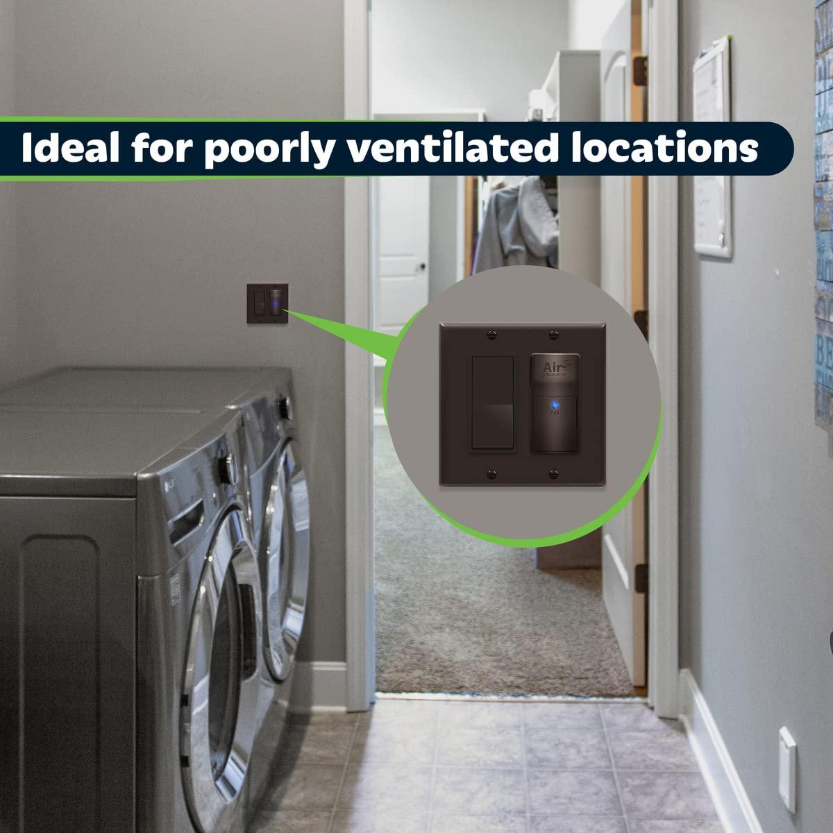 Interruptor Temporizador de Aire TOPGREENER TDTS5-BR Marrón