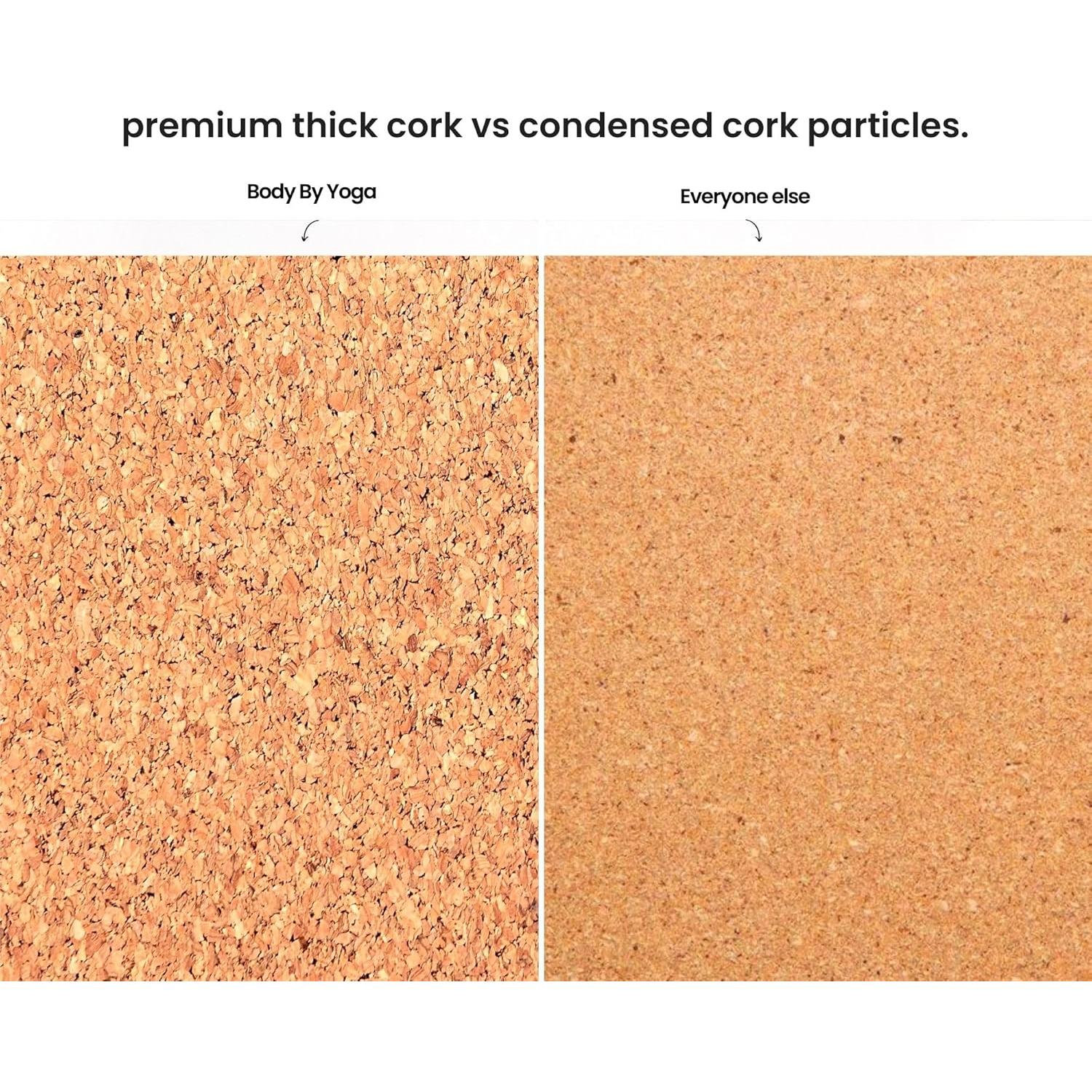 Alfombrilla de Yoga Body By Yoga Extra Gruesa 80x26cm Antideslizante