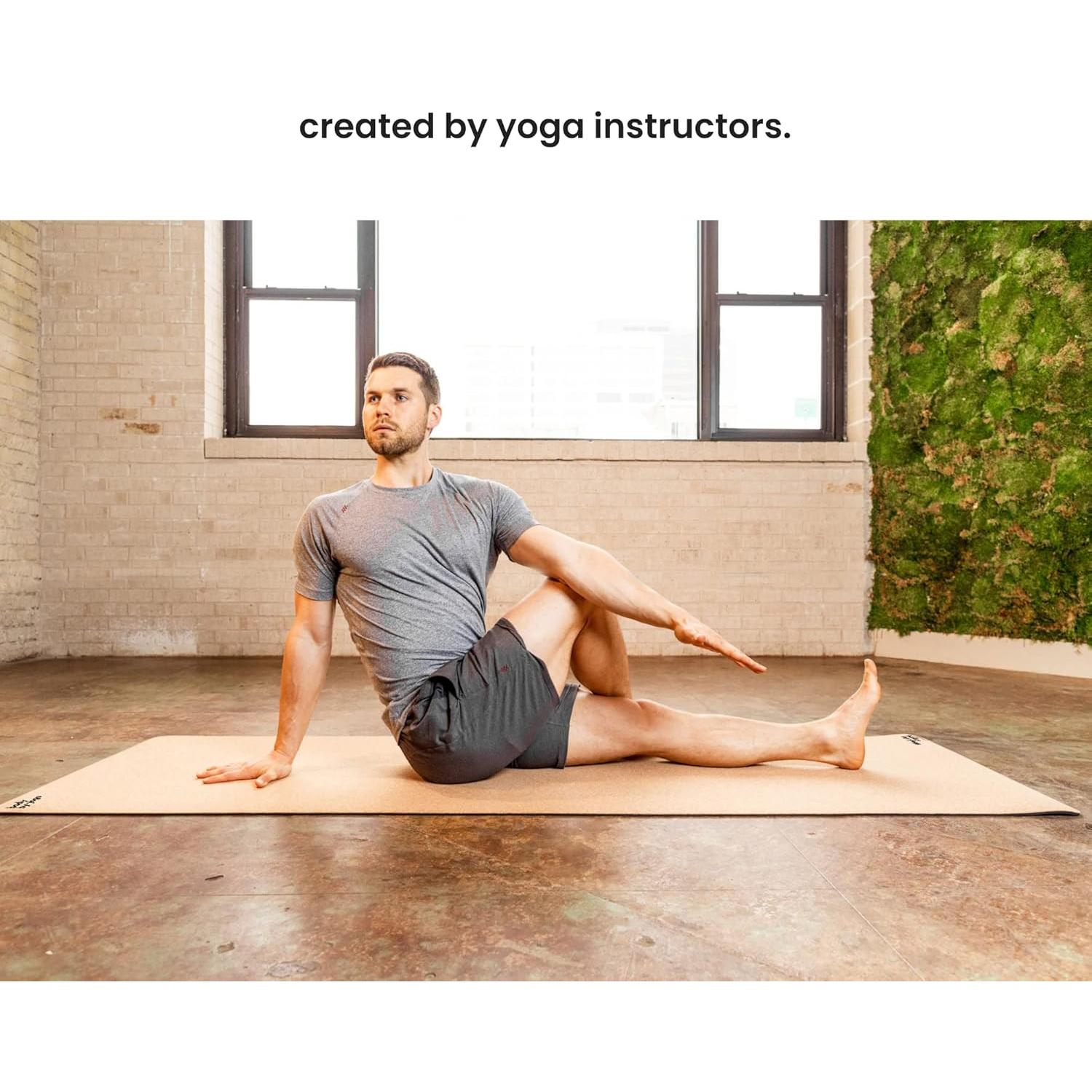 Alfombrilla de Yoga Body By Yoga Extra Gruesa 80x26cm Antideslizante